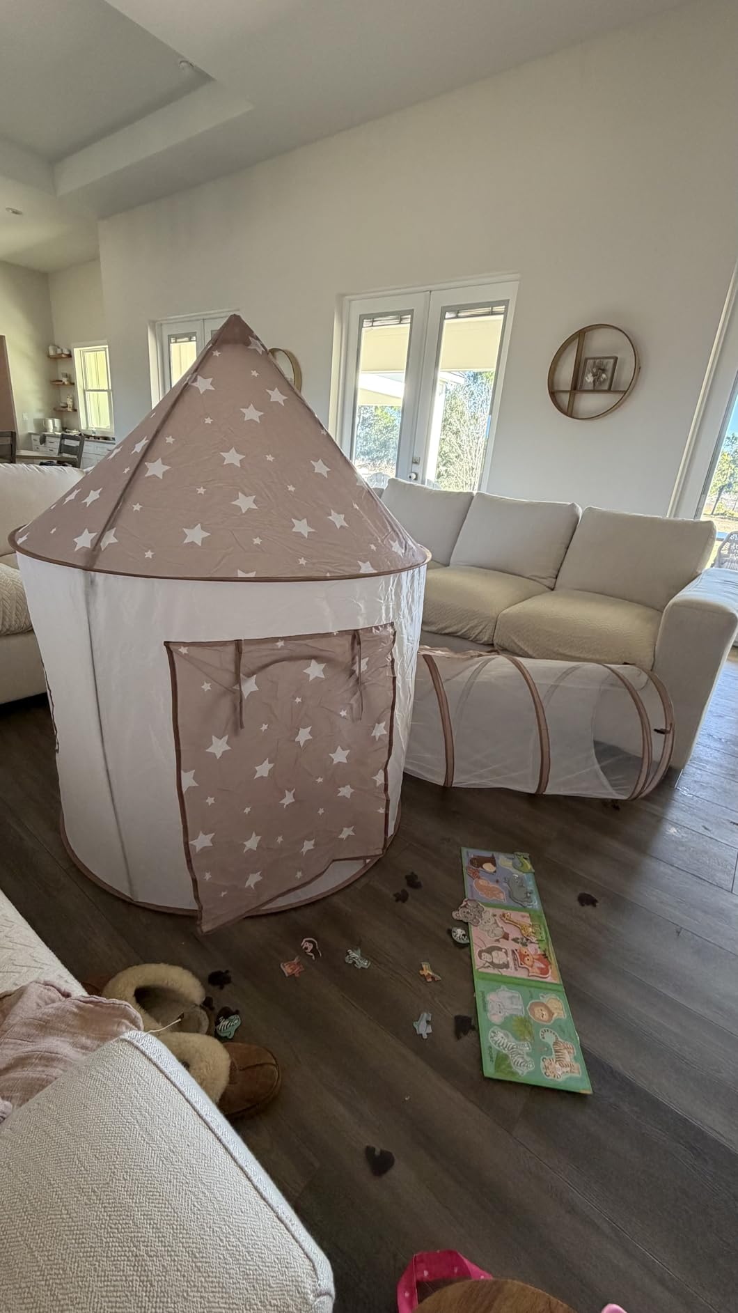 Sumbababy Kids Tent with Crawl Tunnel: Ball Pit for Toddlers - Ball Pit Tunnels for Young Children - Pop Up Baby and Toddler Tent for Indoor & Outdoor customer photo 1