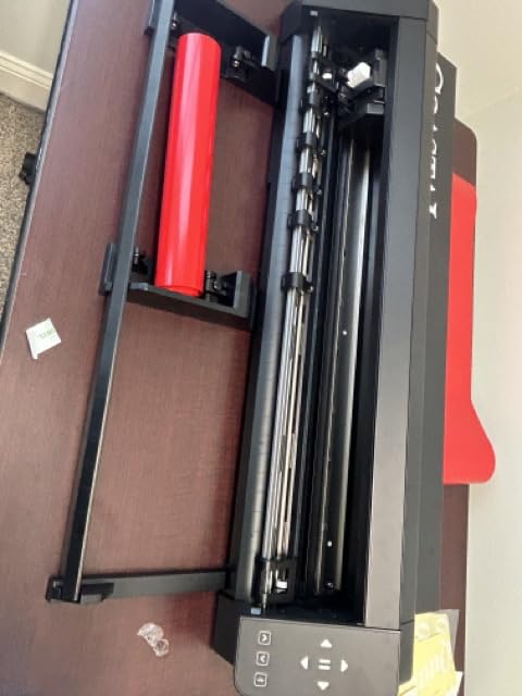 Silhouette CAMEO PRO MK-II 24-Inch Vinyl Cutter Machine, Cuts up to 60 ft | Dual-Powered Carriage, Built-In Roll Feeder & Cross Cutter, Supports Heat Pen and Embossing Tools customer photo 1
