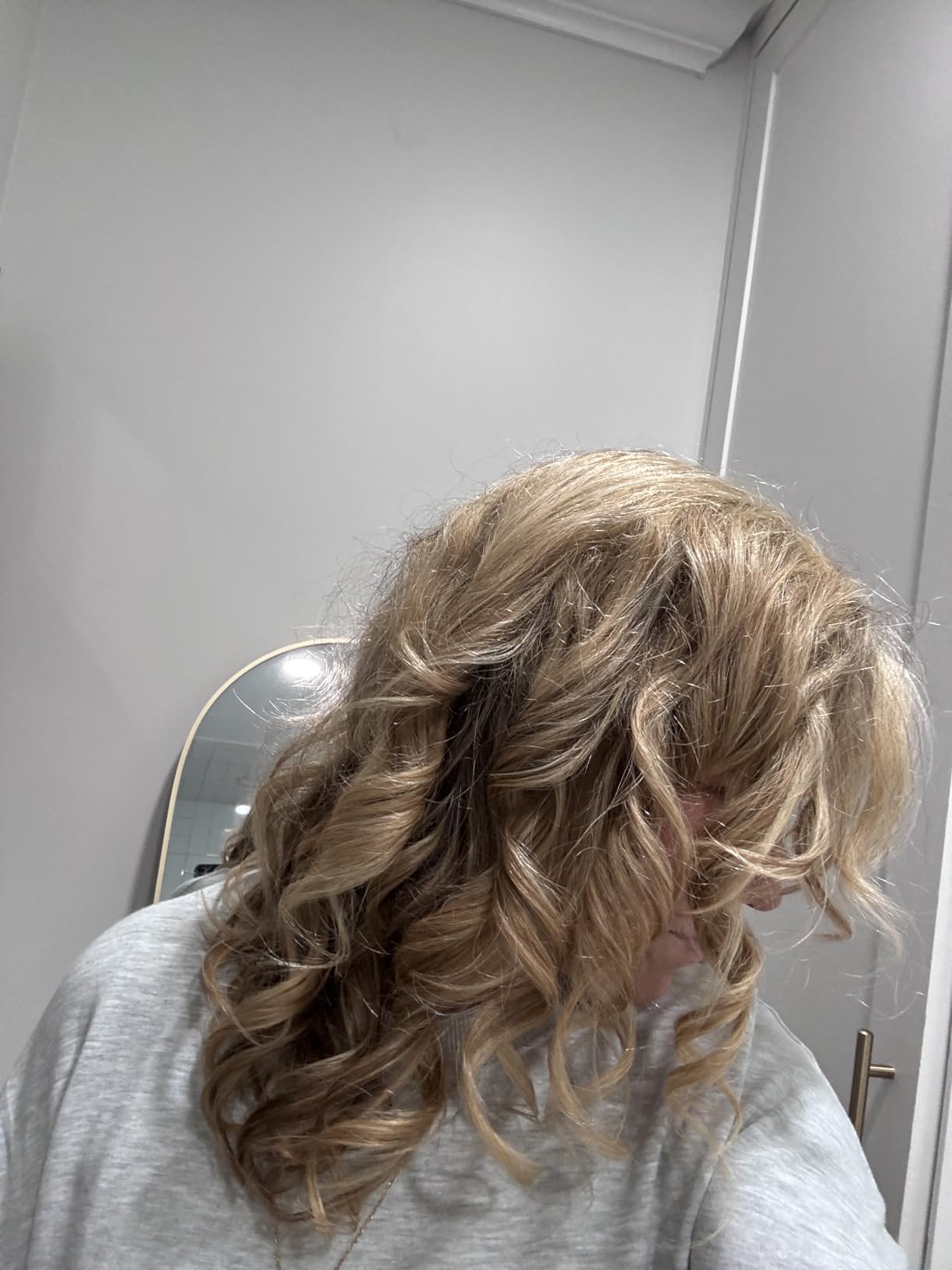 TYMO Cordless Automatic Curling Iron - TYMO CurlGo 1 Inch Beach Waves Rotating Curling Wand, Portable Hair Curlers for Travel, Dual Voltage & Rechargeable Curler for Women, Tangle-Free, Gold Blush customer photo 2