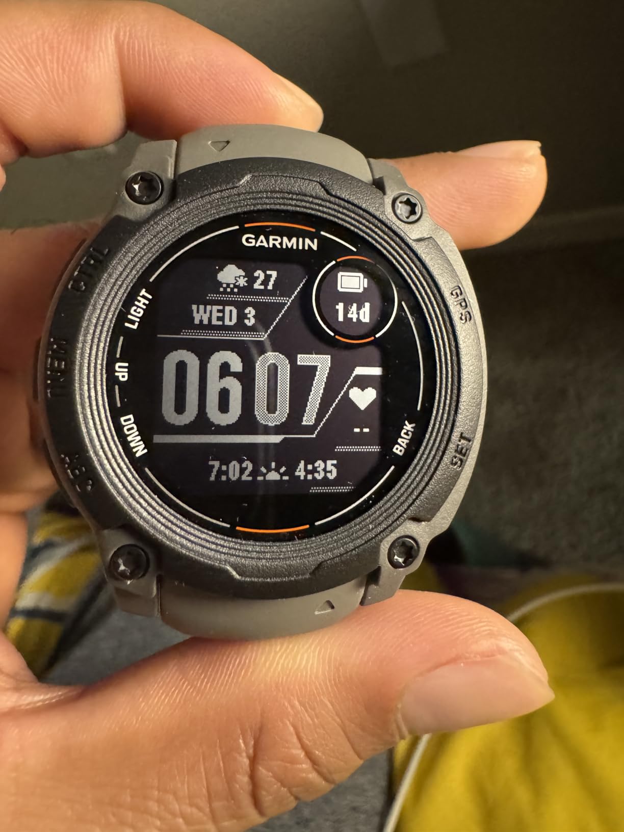 Garmin Instinct® E, Rugged GPS Smartwatch, 45mm, Charcoal | Rugged Design, Essential Health & Wellness Features, Built-In Sports Apps, Navigation Features customer photo 2