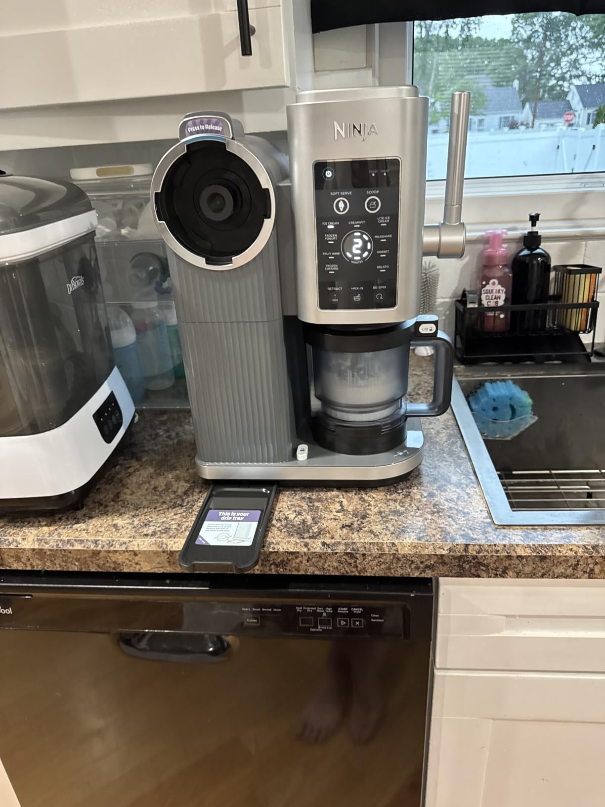 Ninja Creami Scoop & Swirl 13-in-1 Ice Cream and Soft Serve Maker, NC701 | Ninja Creami Scoop and Swirl turns almost anything into ice cream and soft serve at a button touch, scooped or swirled. customer photo 1