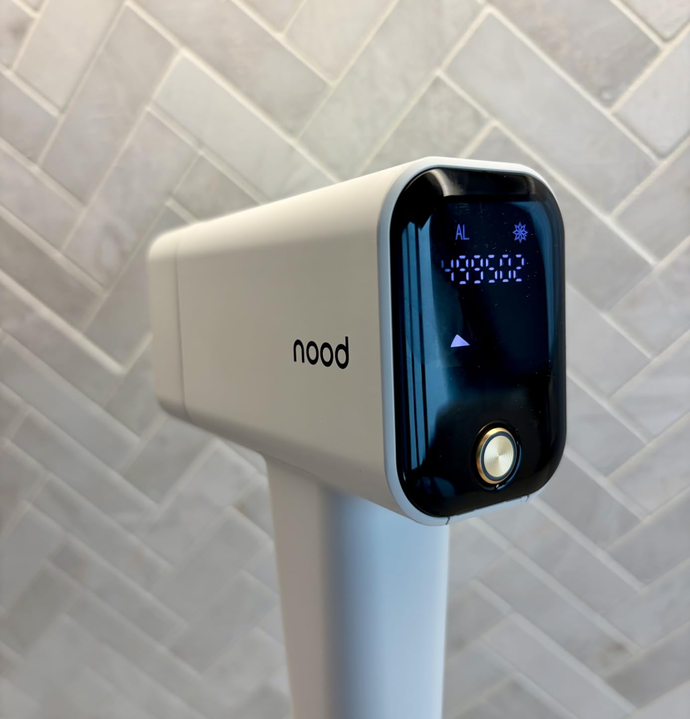 Nood Flasher Pro - Forbes Best Product 2026 - IPL Laser Hair Removal Device For At Home Use - Pain-Free, Permanent, Visible Results After First Use & Works Everywhere Hair Grows - Gloss White customer photo 2