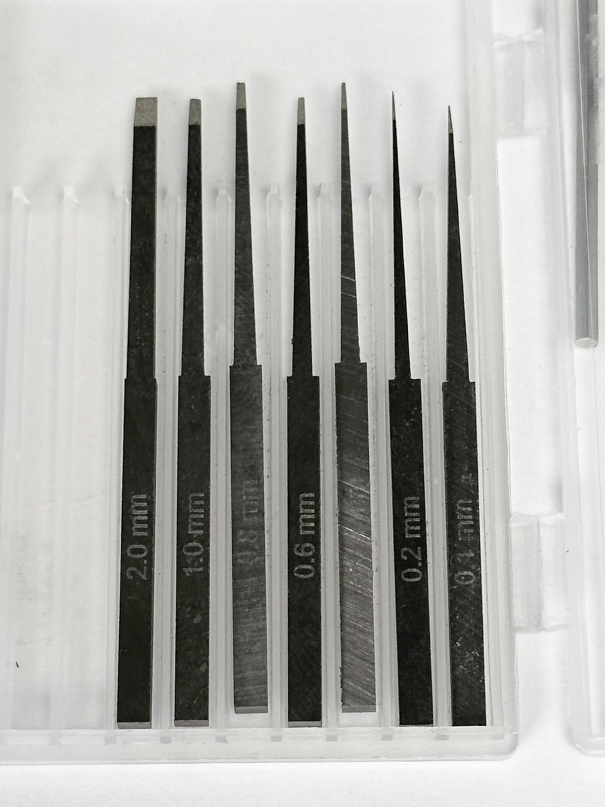 Model Scriber Tool Kit, 7-Blade Chisel Set for Gunpla | 0.1-2.0mm Blades, Panel Line Scriber for Gundam Model Kit HG/RG/MG, Resin Kits, Model Hobby, Pin Vise Hand Drill & Bits customer photo 2
