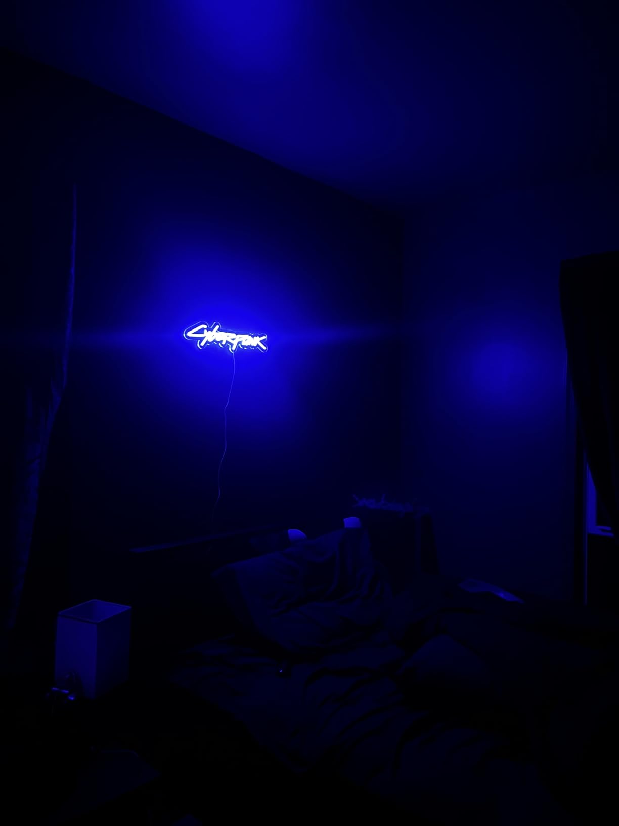 WonderfulLife Game Cyberpunk Neon Sign for Game Zone Decor,Shooting Games Led Lights for Man Cave Gaming Room Internet Bar or Bedroom Decoration.5V USB Powered,Easy Hanging. customer photo 2