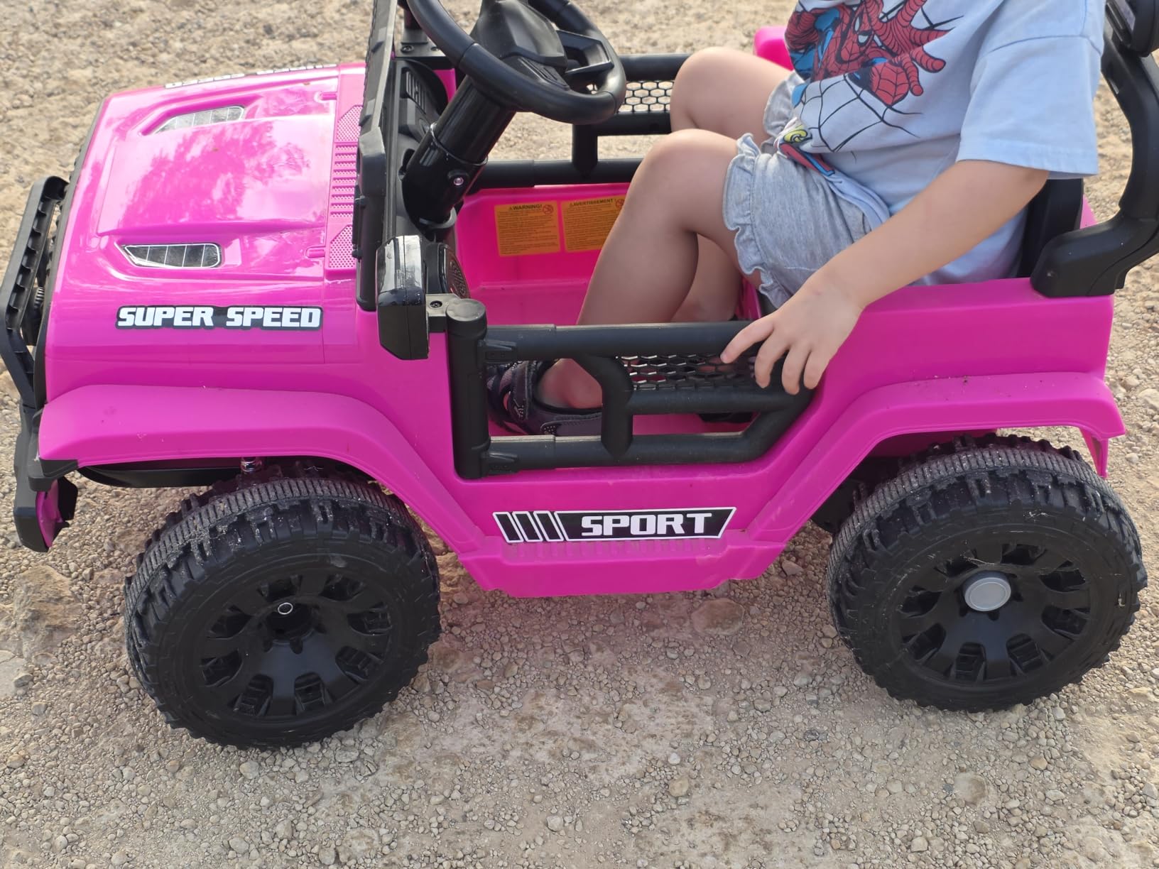 12V Ride on Toys for Kids with Parent Remote Control, Black customer photo 2