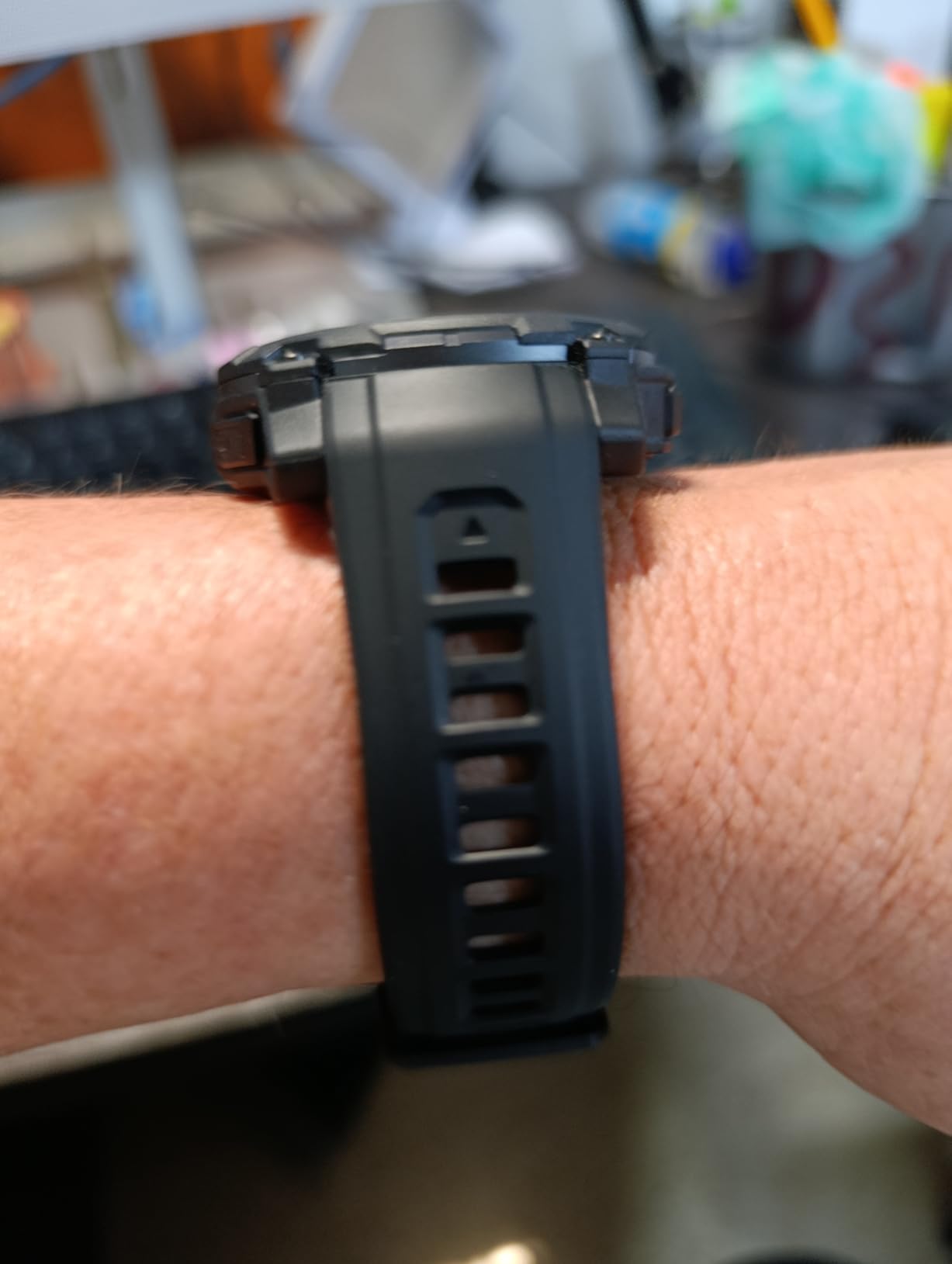Garmin Instinct 3 Tactical, Solar, 50mm, Black | Larger-Sized Outdoor GPS Smartwatch, Solar Charging, Dedicated Tactical Features, Metal-Reinforced Bezel, Built-In Flashlight customer photo 1