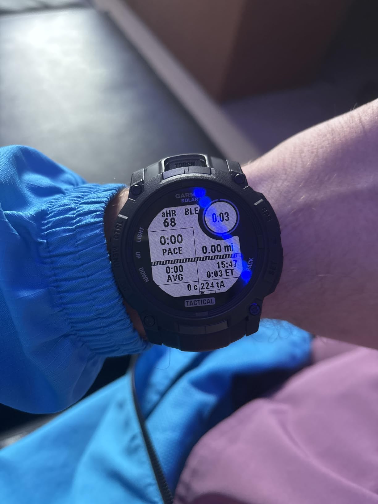 Garmin Instinct 3 Tactical, Solar, 50mm, Black | Larger-Sized Outdoor GPS Smartwatch, Solar Charging, Dedicated Tactical Features, Metal-Reinforced Bezel, Built-In Flashlight customer photo 2