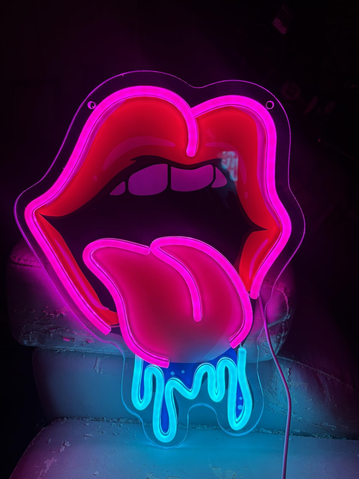 Vintage Gas Pump Neon Sign - Retro LED Garage Wall Decor Dimmable | Gas Neon Light for Bar, Man Cave, Auto Shop, Home Decor USB Powered 13.7