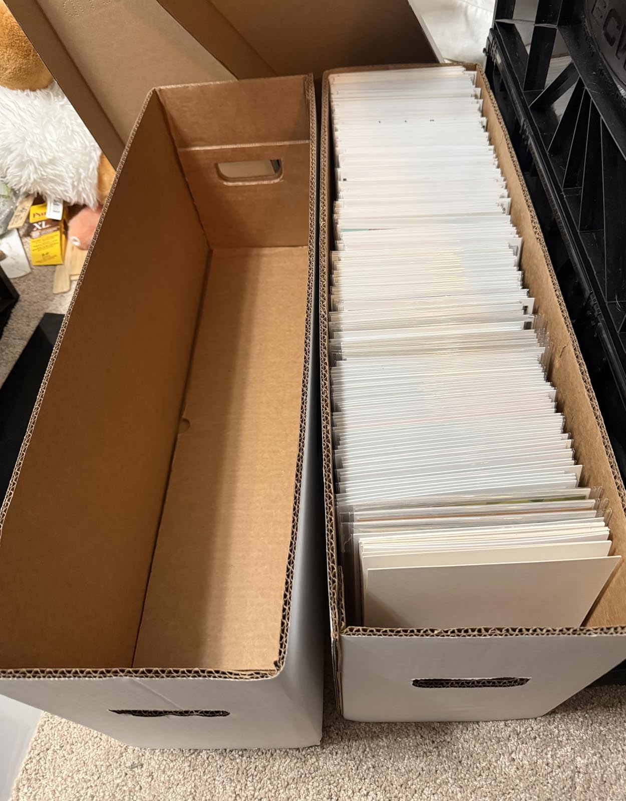 BCW Long Comic Storage Box - 2 ct | Holds 250-300 Current & Silver Age Comics | Sturdy 200 lb. for Cardboard Comic Book | Stackable Comic Storage Box for Collectors customer photo 1