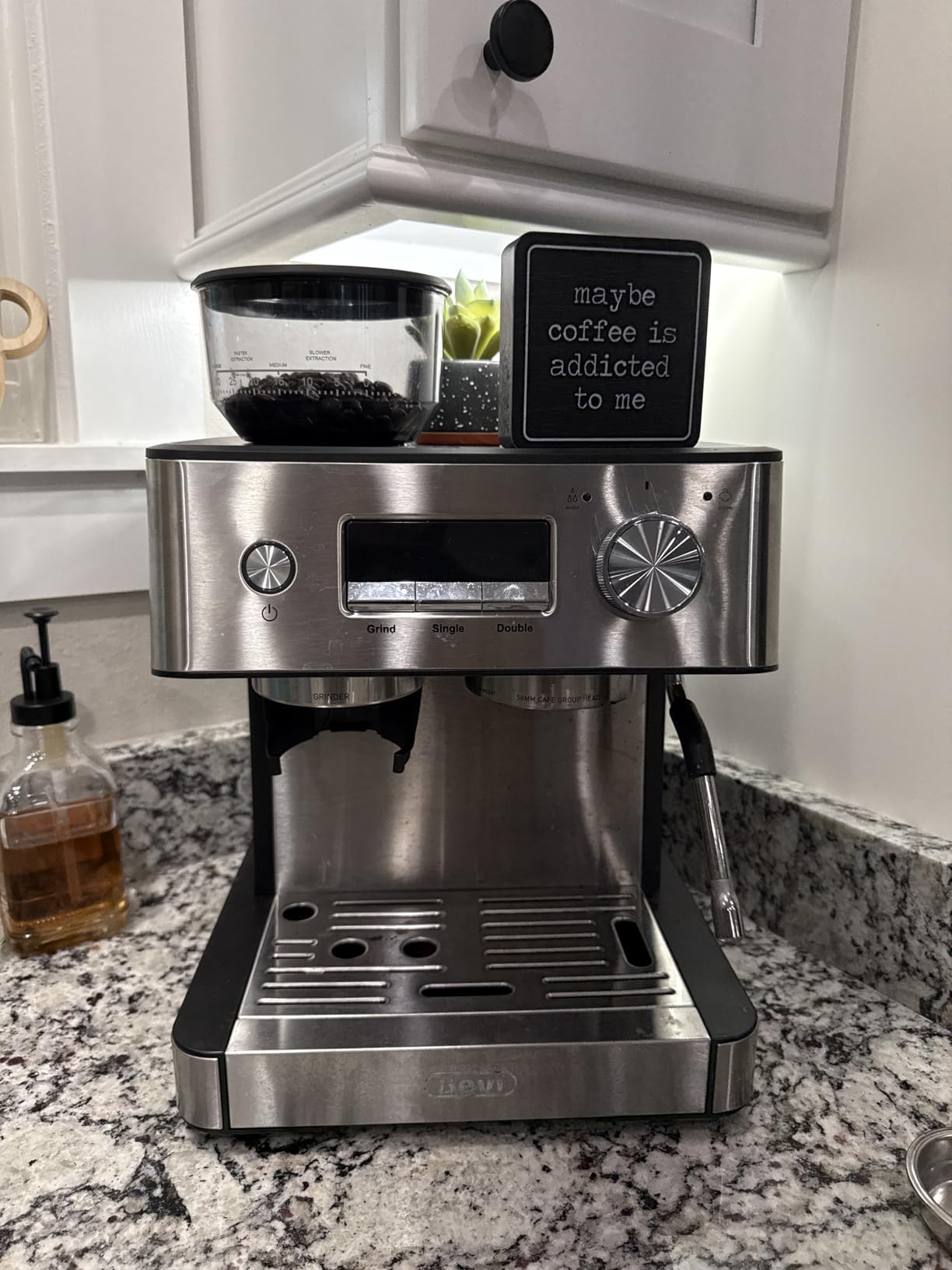 Gevi 20 Bar Espresso Machine with Grinder & Steam Wand for Latte Cappuccino customer photo 2
