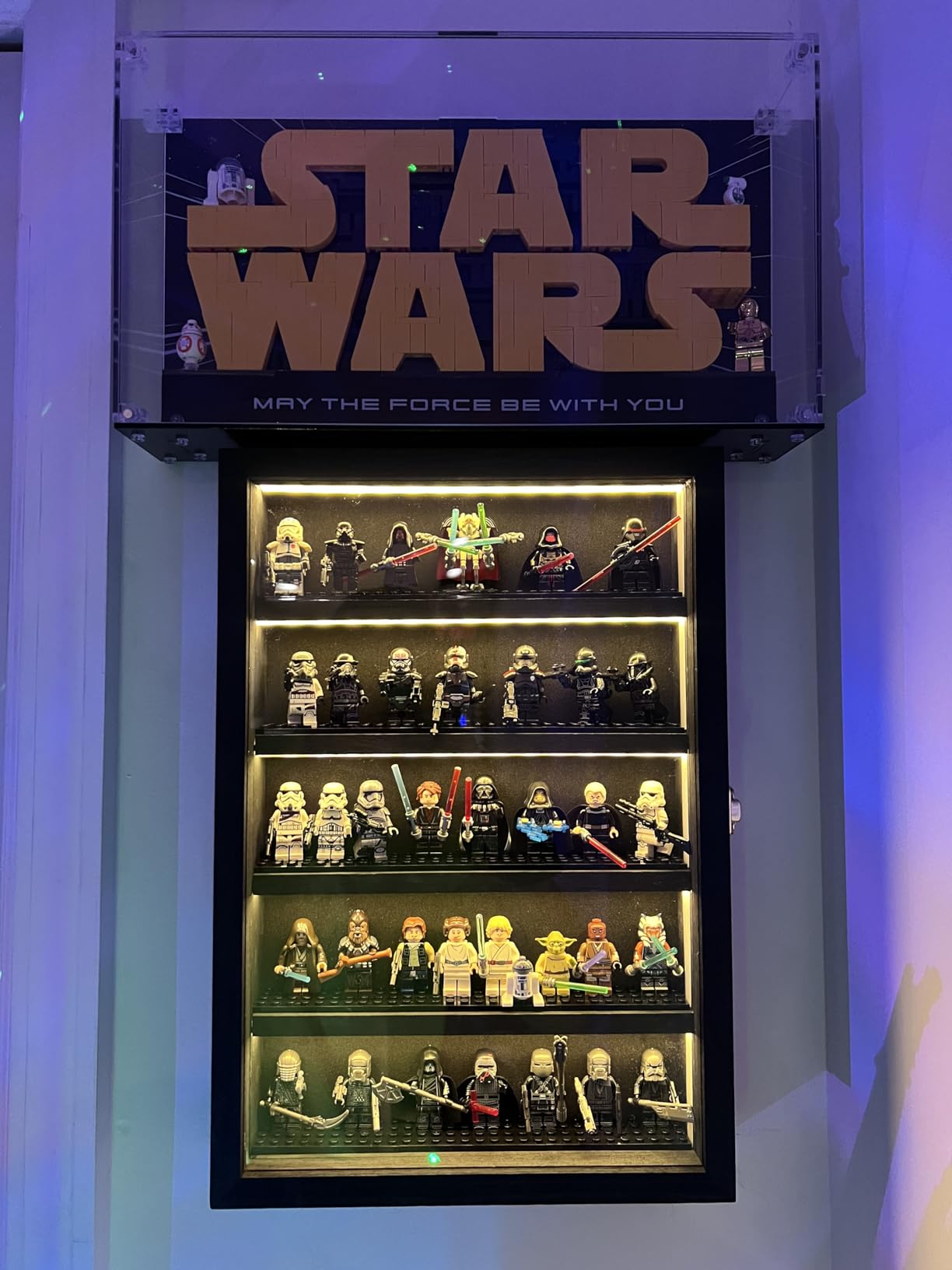 Minifigure Display Case - Black 16