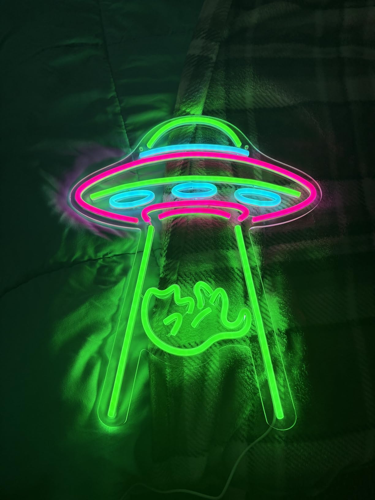 Cyberpunk Neon Sign, Gaming LED Wall Light Design Afterlif Neon Sign for Bedroom Game Room Bar Aesthetic Wall Decor Cool Wall Art for Men Gamer Women Teen Gifts USB Powered(15.75