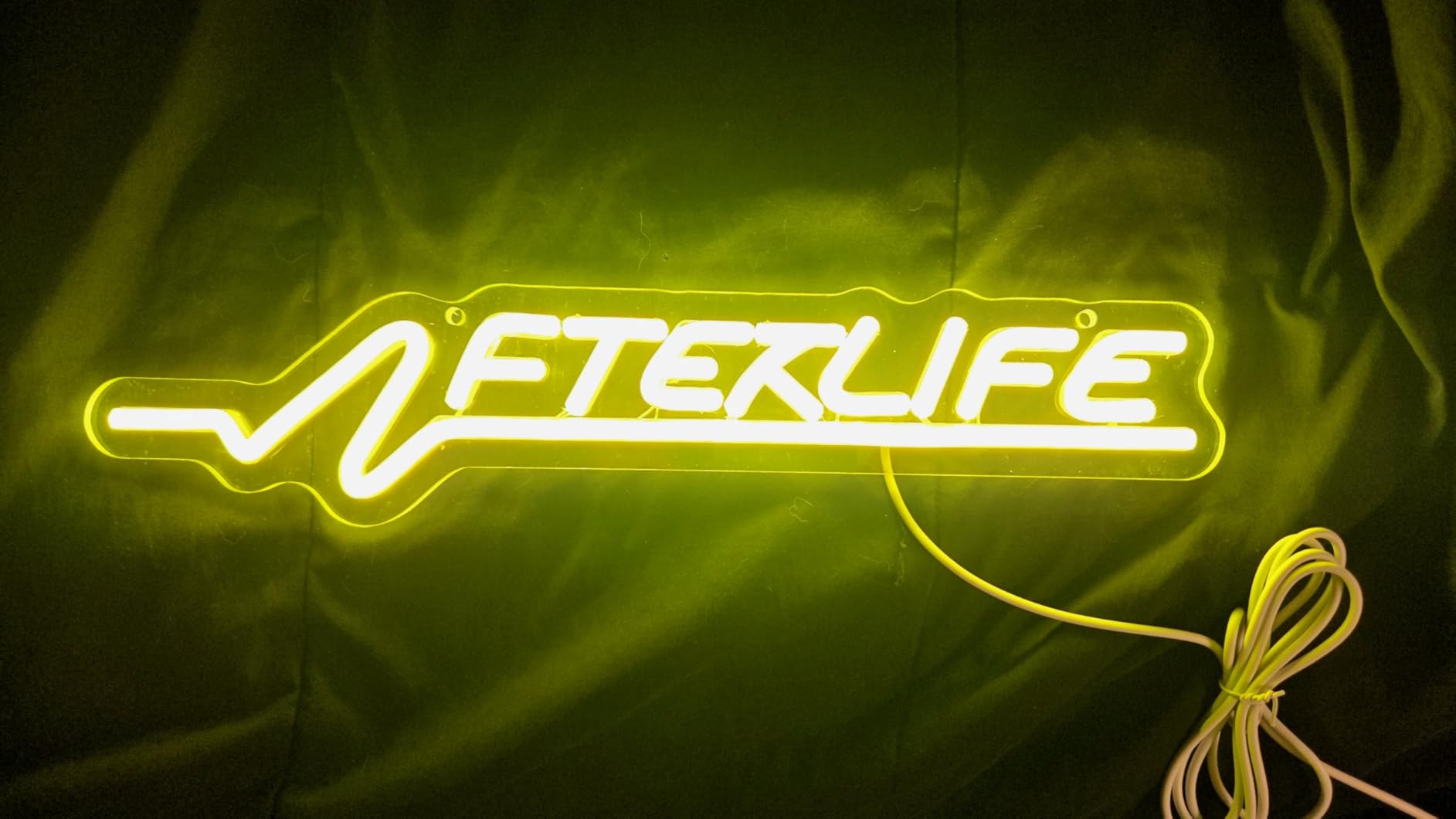Cyberpunk Neon Sign, Gaming LED Wall Light Design Afterlif Neon Sign for Bedroom Game Room Bar Aesthetic Wall Decor Cool Wall Art for Men Gamer Women Teen Gifts USB Powered(15.75
