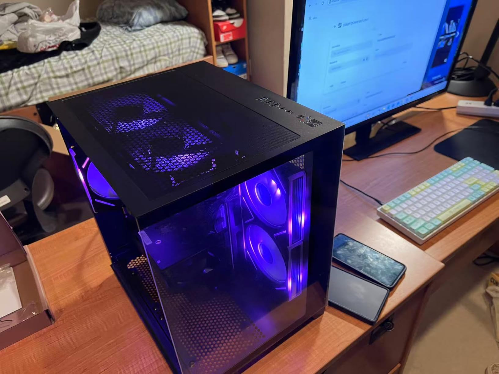SKYESEV Gaming Desktop Computer PC, AMD Ryzen 5 5600, RTX3050 6GB, 32GB DDR4 | 1TB M.2 NVMe PCle, ARGB Fan, WiFi, Game Design Office Console, Tower customer photo 2