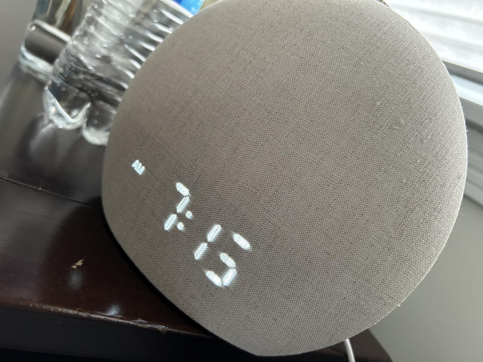 Geuuap Sunrise Alarm Clock White Noise Machine with Bluetooth Speaker, Khaki | 30 Soothing Sounds customer photo 1