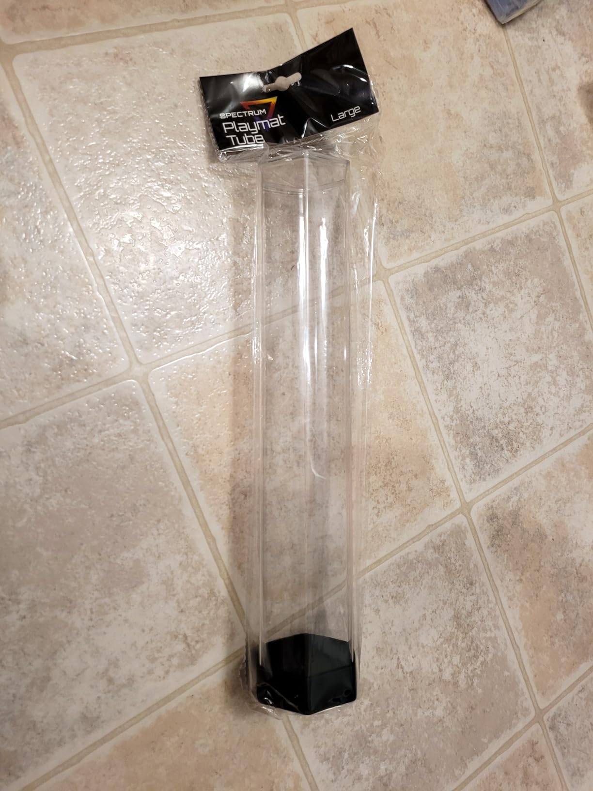 BCW Large Playmat Tube | Single Hexagon Playmat Holder for 24
