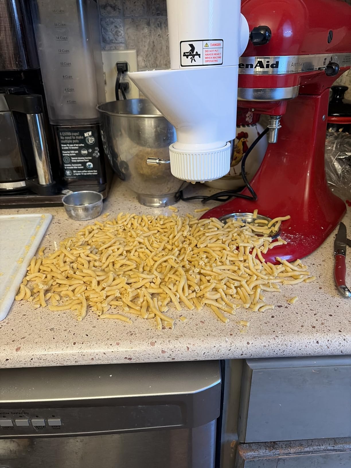 Gourmet Pasta Press Attachment for KitchenAid Stand Mixers, Pasta Maker Kitchenaid Attachment With 7 Interchangeable Pasta Plates customer photo 1