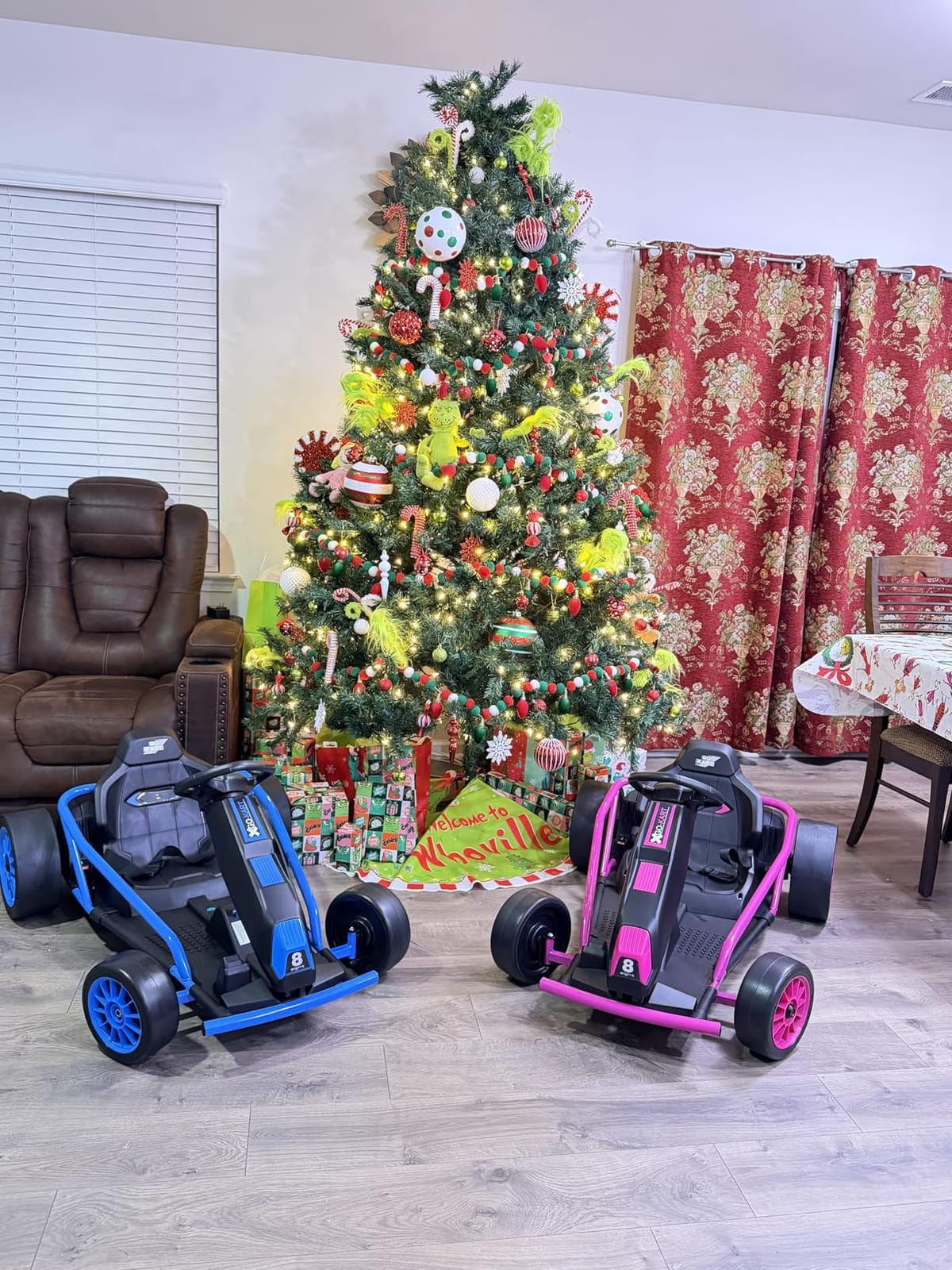 24V Go Kart for Kids 8-15 Years,300W*2 Motors,9Ah Battery 8.1MPH Fast Speed | High Speed Drifting Circling Car with Extra Powerful Motors, Music, Horn, Max Load 155lbs Outdoor Ride On Toy for Teens,White customer photo 2