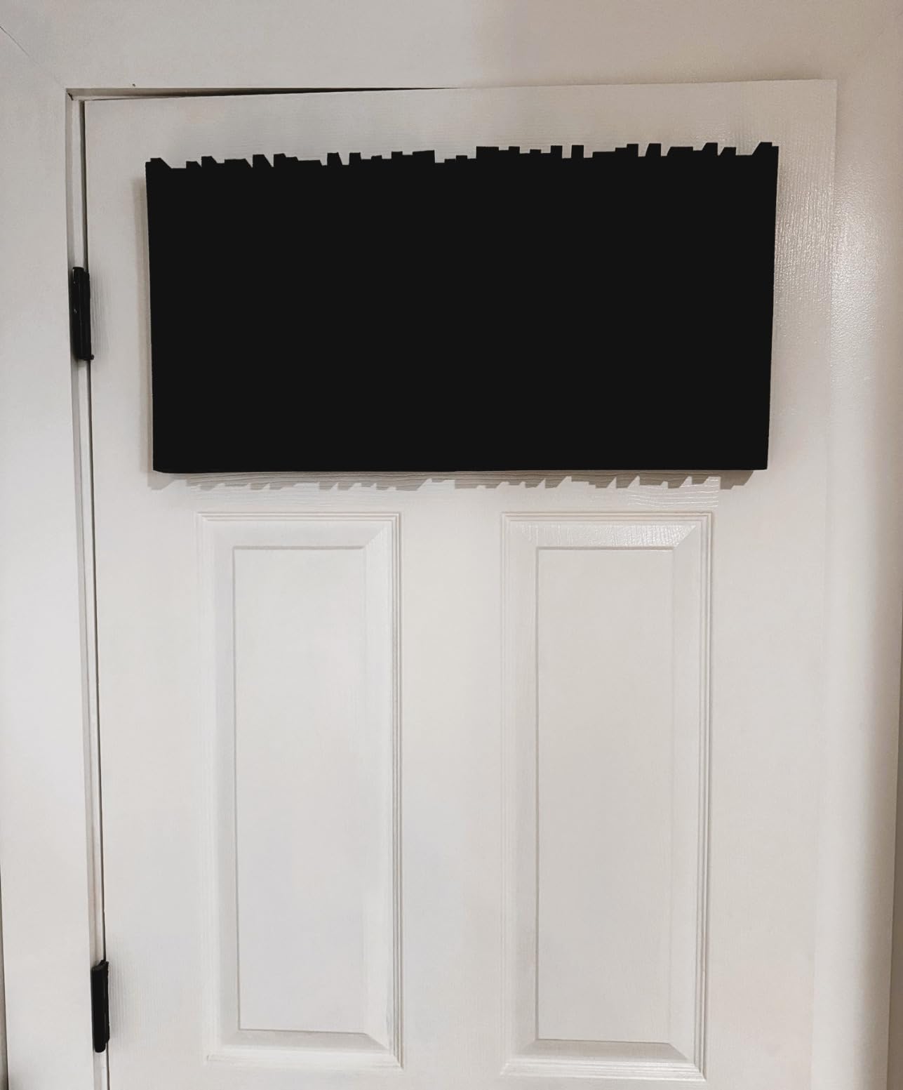 TroyStudio Thick Acoustic Foam Panels, 12 X 12 X 2 Inch 52 Pcs Broadband Sound Absorbing Foam, Dense Soundproof Padding Tile, Recording Studio Foam Absorber, Groove Decorative 3D Wall Ceiling Panel customer photo 1