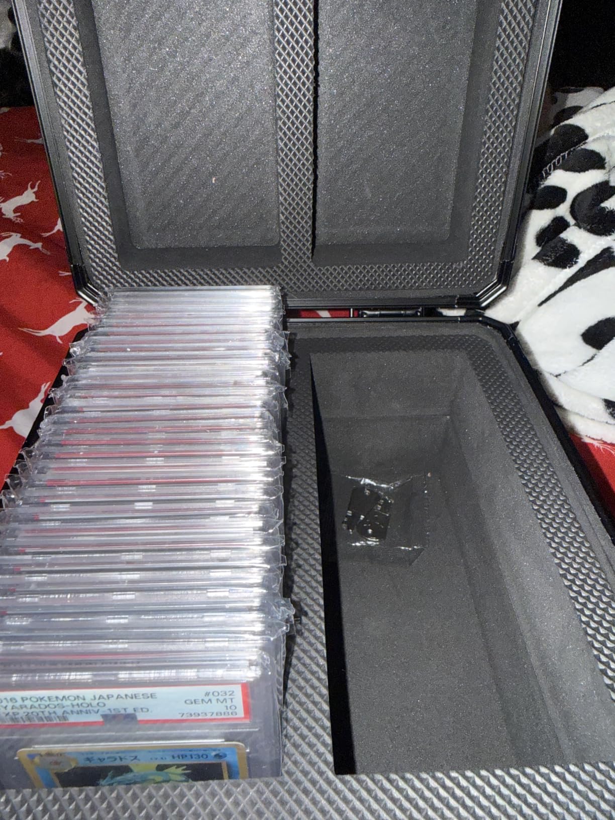 Graded Card Storage Box with Display Window, Stores Up to 60 Slabs | Portable Aluminum Alloy Slab Case with Secure Latches, Sports Trading Card Case Fits PSA, CSG, CGC, SGC, BGS and Top Loaders customer photo 2