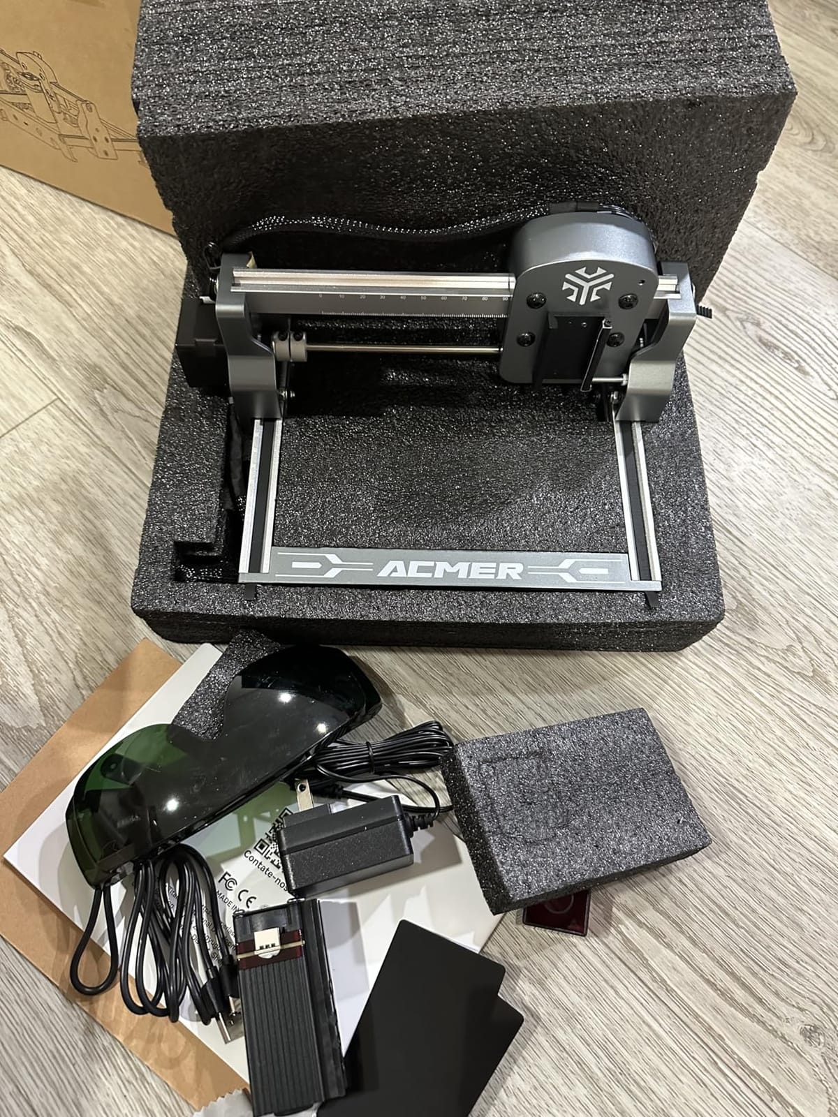 ACMER S1 Laser Engraver Machine, 2500mW Lazer Cutter for Wood and Acrylic | 130 x 130mm Working Area, Compact Desktop Design, Detailed Results for DIY Crafts and Small Projects customer photo 2