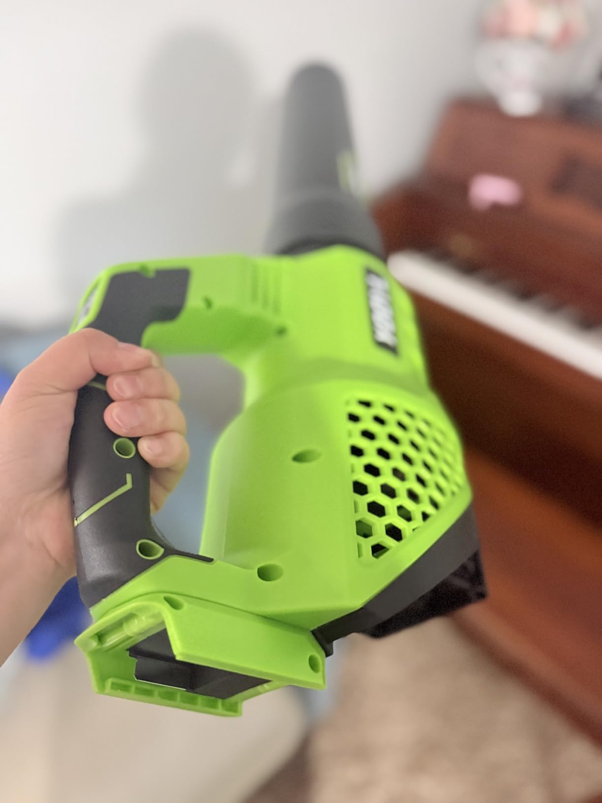 Leaf Blower Cordless, 650CFM with 2 x 5.2Ah Batteries and Charger, 3 Speed Modes customer photo 2