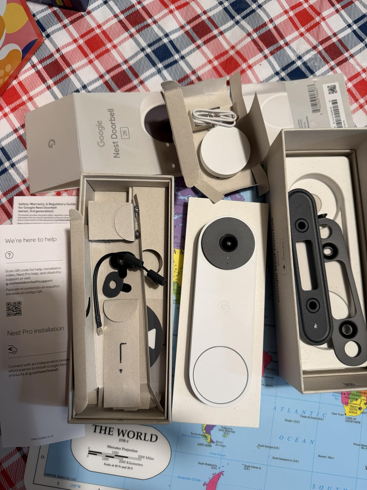 Google Nest Doorbell (Wired, 3rd Gen) - 2K Video, Live View - 2025 | 2K HDR, intelligent alerts, color night vision, 2-way audio customer photo 2