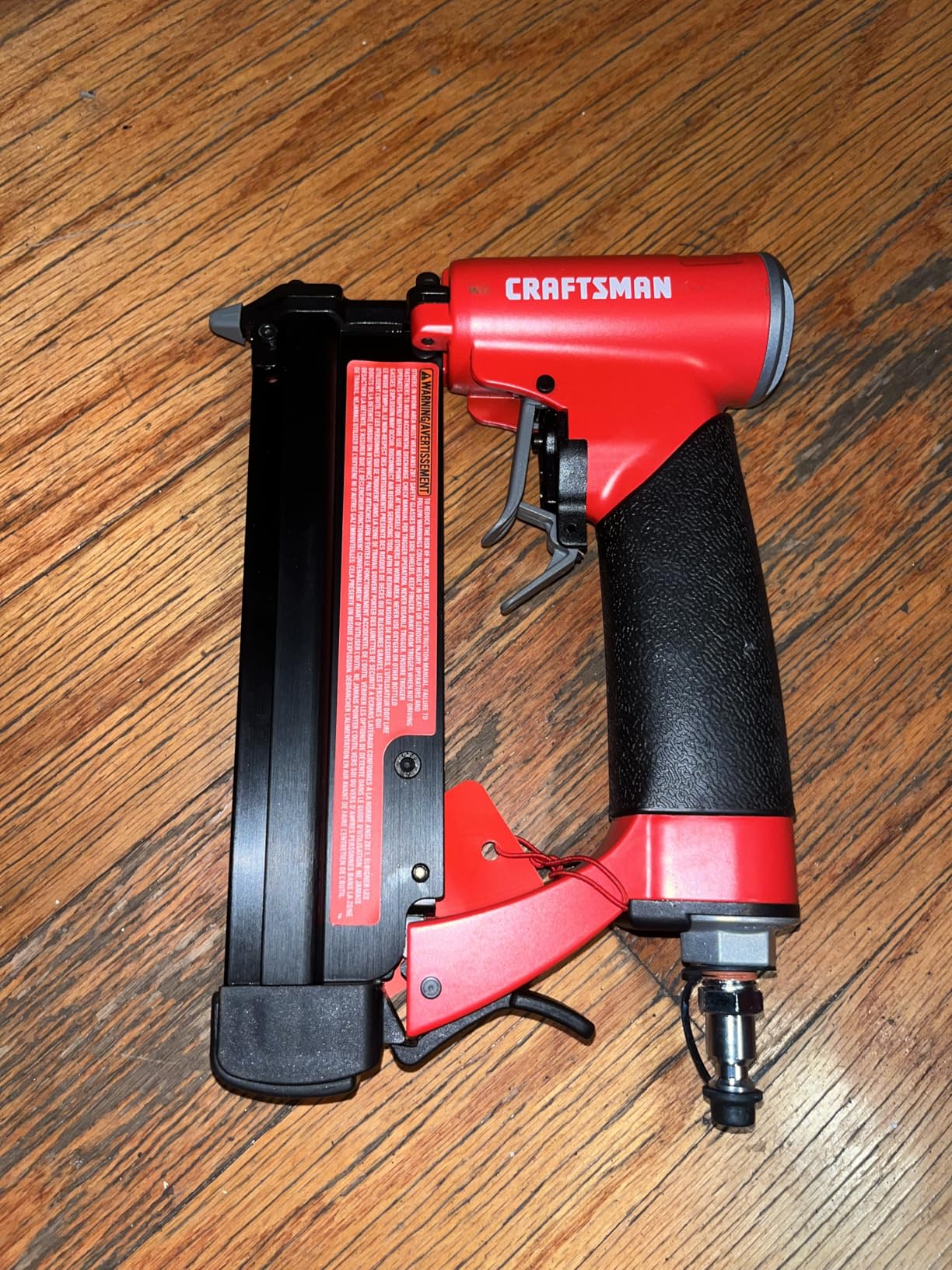 Craftsman 6Gal Pancake Air Compressor 4-Tool Combo Kit, Oil-Free, 150 PSI | Includes 16GA Finish, 18GA Brad, 23GA Pin Nailers And 25-Ft Air Hose customer photo 1