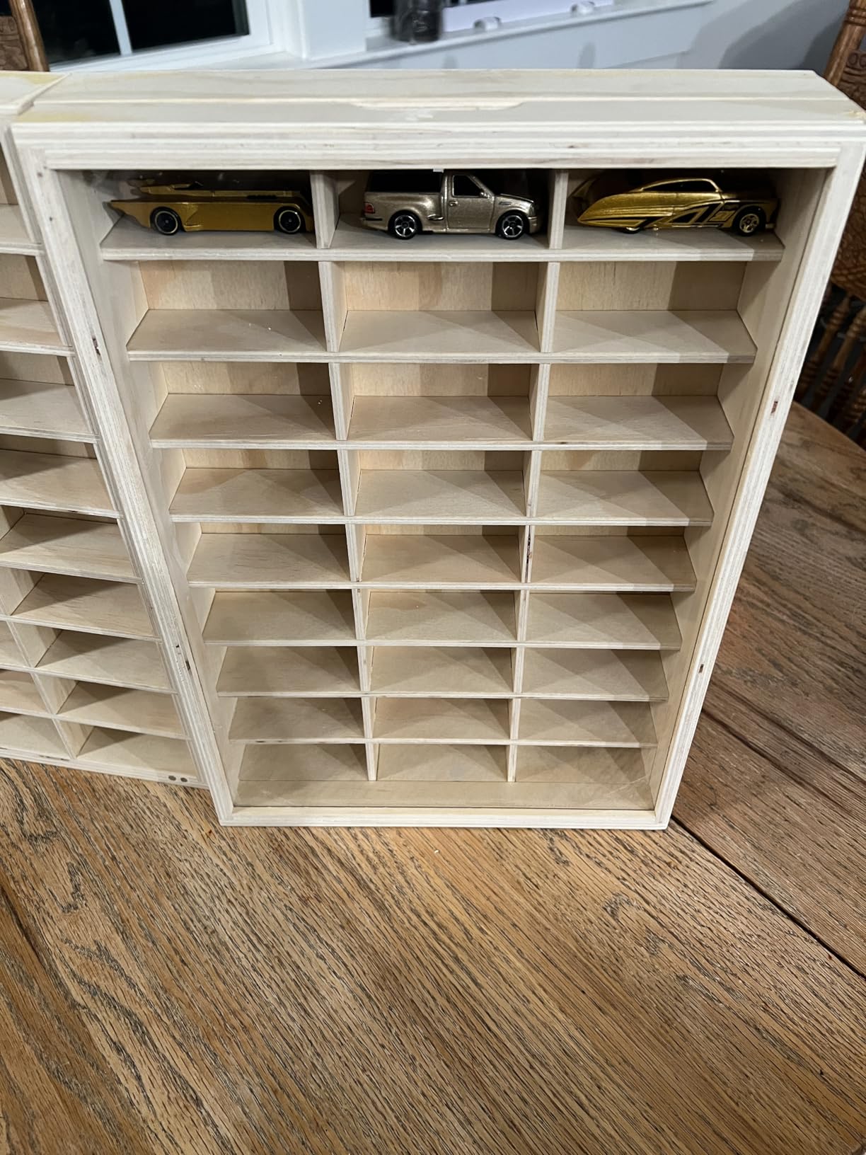 Wooden Wall Mount Display Case for Hot Wheels 54 Space 1/64 Hot Wheels Toy Car Storage Organizer Display Shelf Hotwheels Model Car Wall Displays Storage Case Shelf with Dustproof Acrylic Door customer photo 2