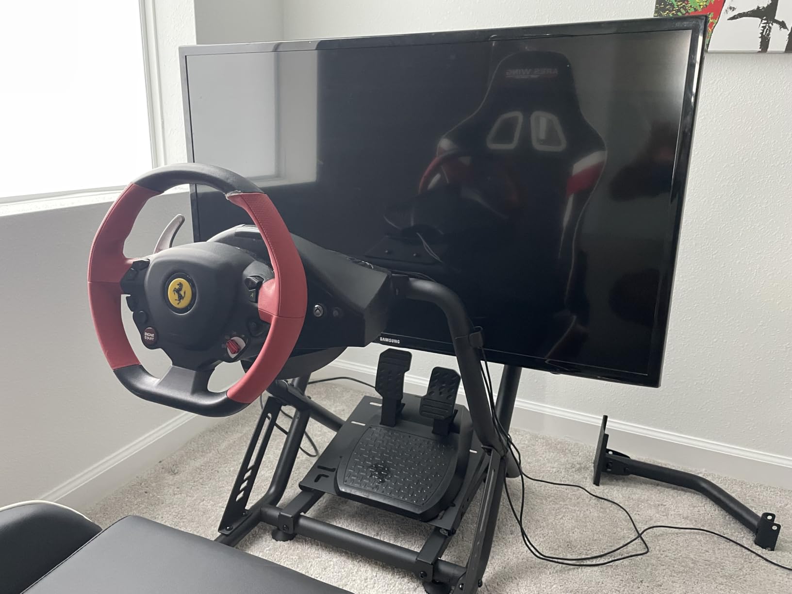 Thermaltake GR300 Racing Simulator Monitor Stand; Single Monitor or TV; 32