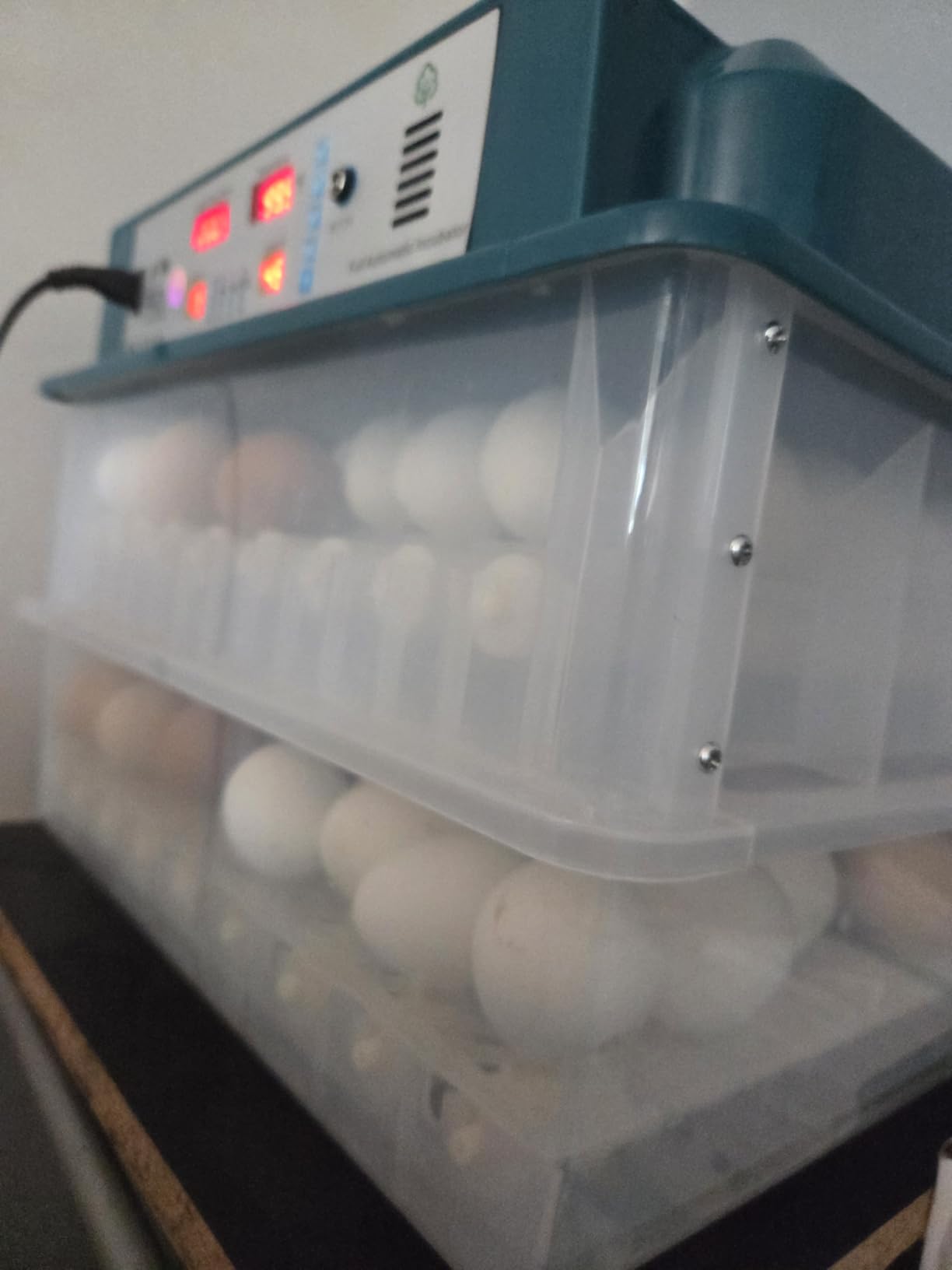 Incubators for Hatching Eggs 120, Chicken Egg Incubator with Automatic Egg Turning and Humidity Display, Temperature Control with 5 Automatic Incubation Modes, Incubation Day Counter customer photo 2