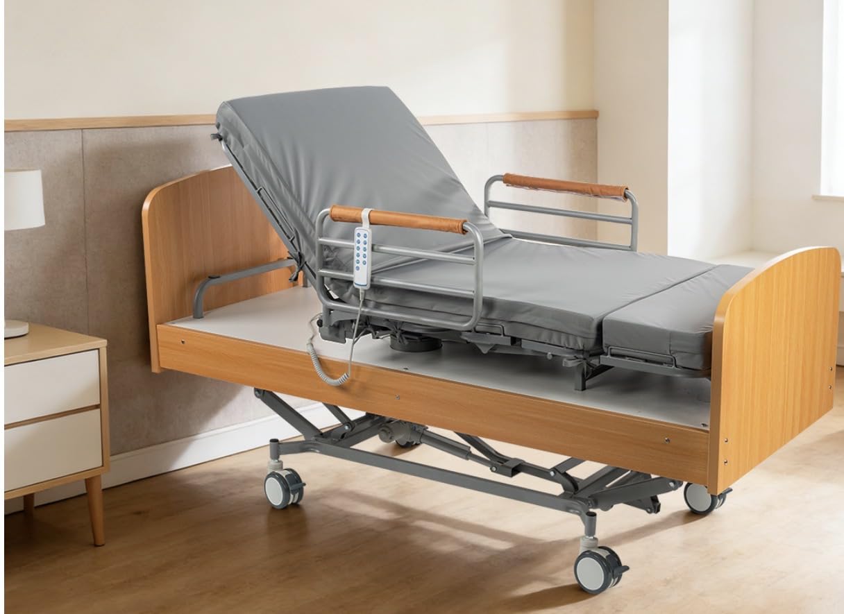 Rotating Multi-Functional Electric Hospital Bed, Rotates 90° From a Flat (Lying) Position to an Upright Seated Position, Making it Easy to Get Out of Bed. Easy Installation, 530 Lbs Capacity customer photo 2