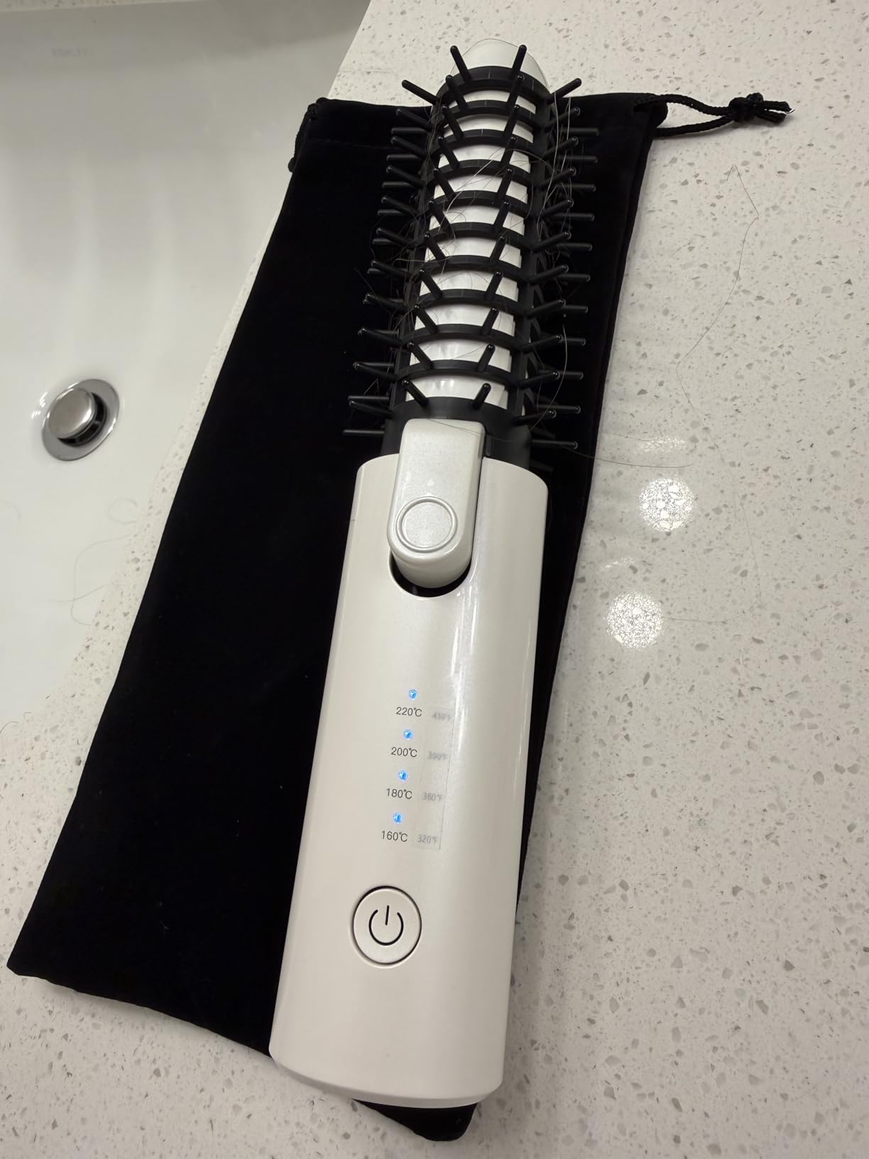 Youbella Cordless Hair Curling Iron, Portable 1.5