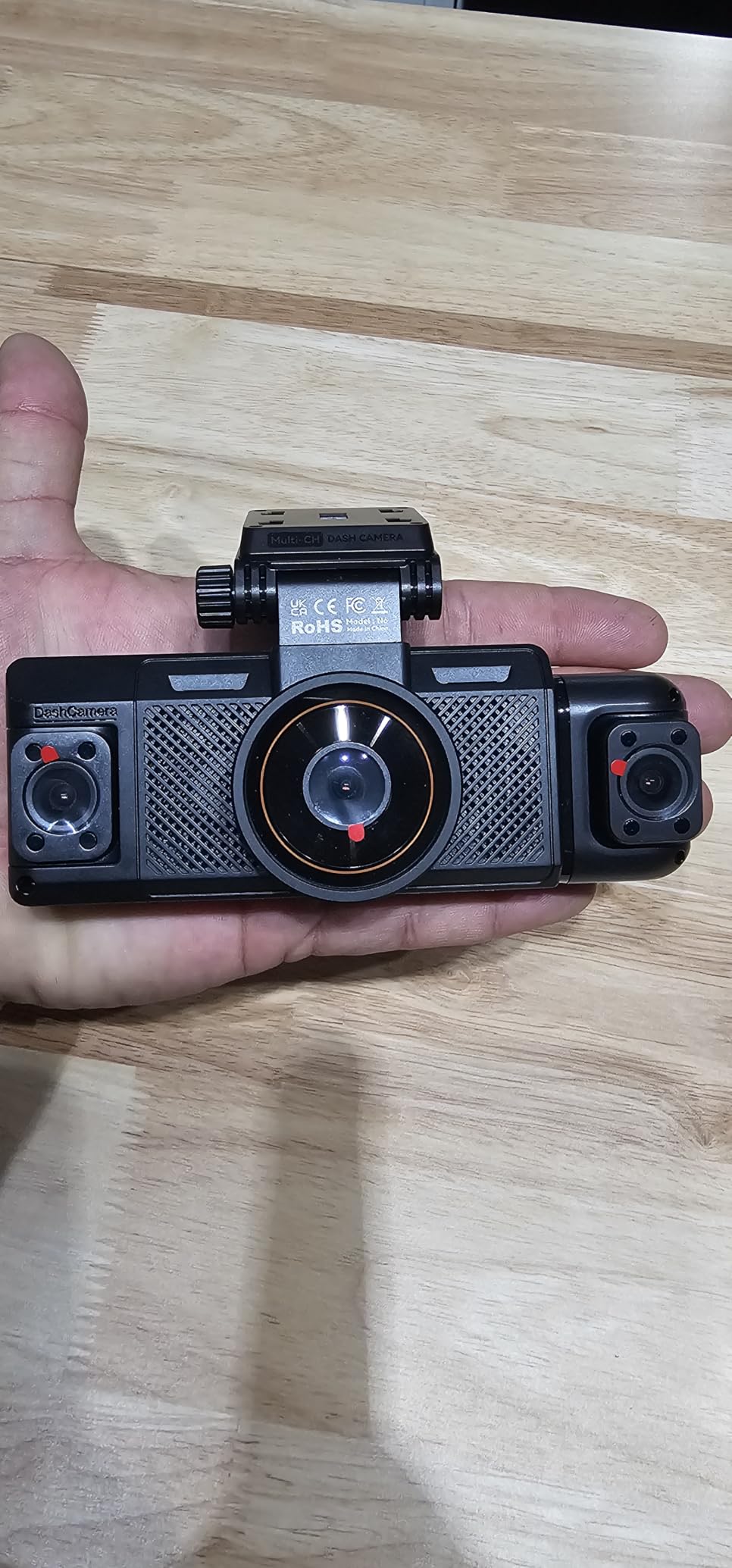 IIWEY N6 360° Dash Cam 4 Channel, 5.8G WiFi-6 (up to 20MB/s) with App, Free 128GB Card, FHD Front & Rear Inside Dash Cam for Car, 8 IR Lights Night Vision, GPS, 24/7 Parking Mode, G-Sensor customer photo 2