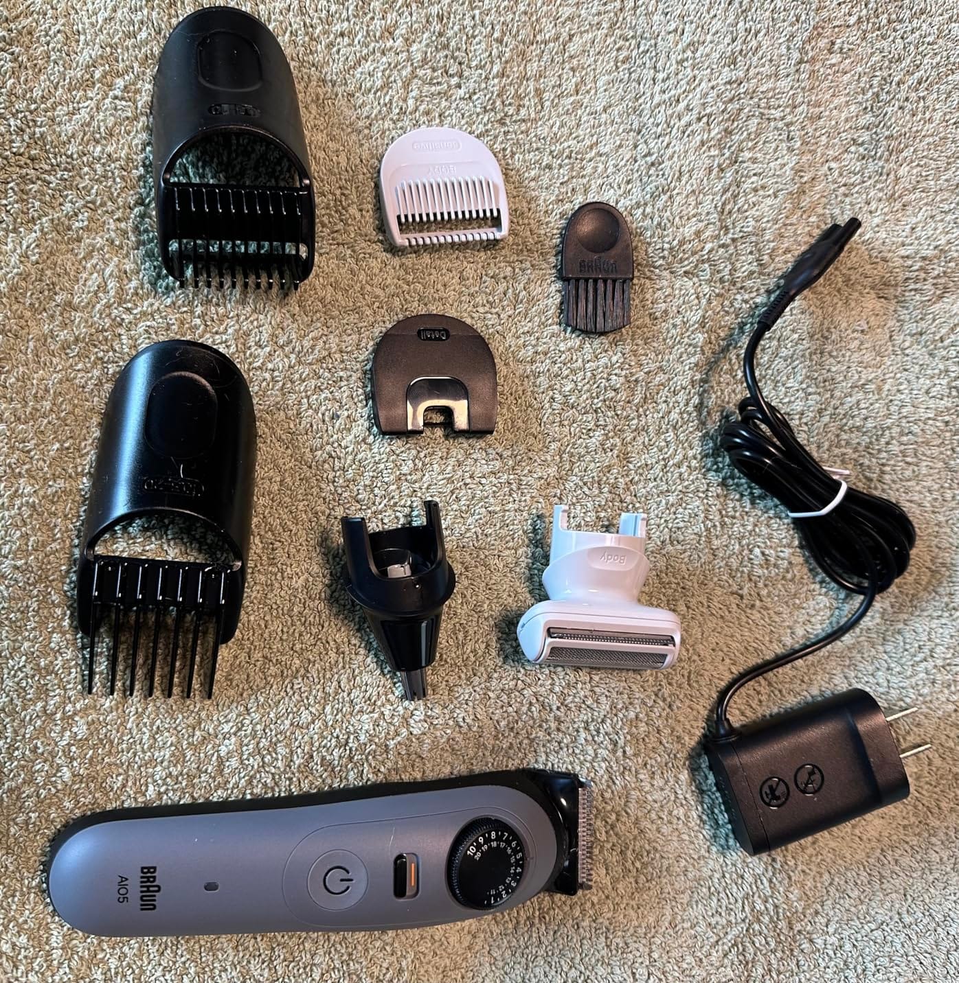 Braun Series 5 All-in-One Beard & Body Grooming Kit for Men, Cordless Trimmer, Hair Clippers & Shaver for Face, Hair & Body with Smooth Shave Head, AIO 5510 customer photo 1