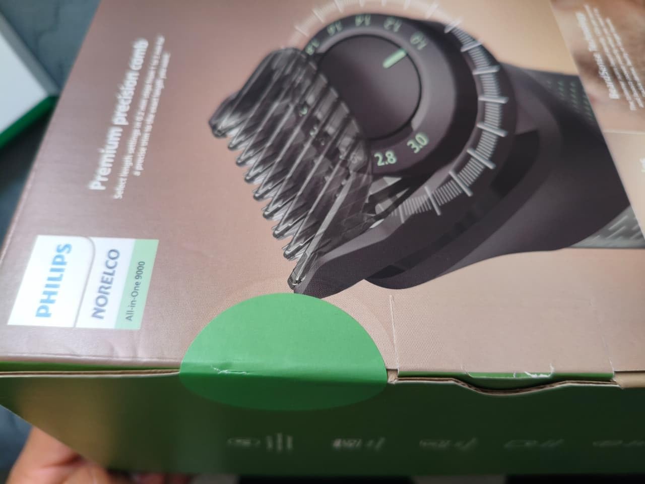 Norelco Philips All-in-One 9000 23-in-1 Trimmer, Face, Hair & Body, Steel | Beard Styler, Nose, Detail Trimmer, Body Shaver, Hair Clipper, Steel Blades, 29 lengths, 6-Hr Runtime, Showerproof, MG9575/49 customer photo 1