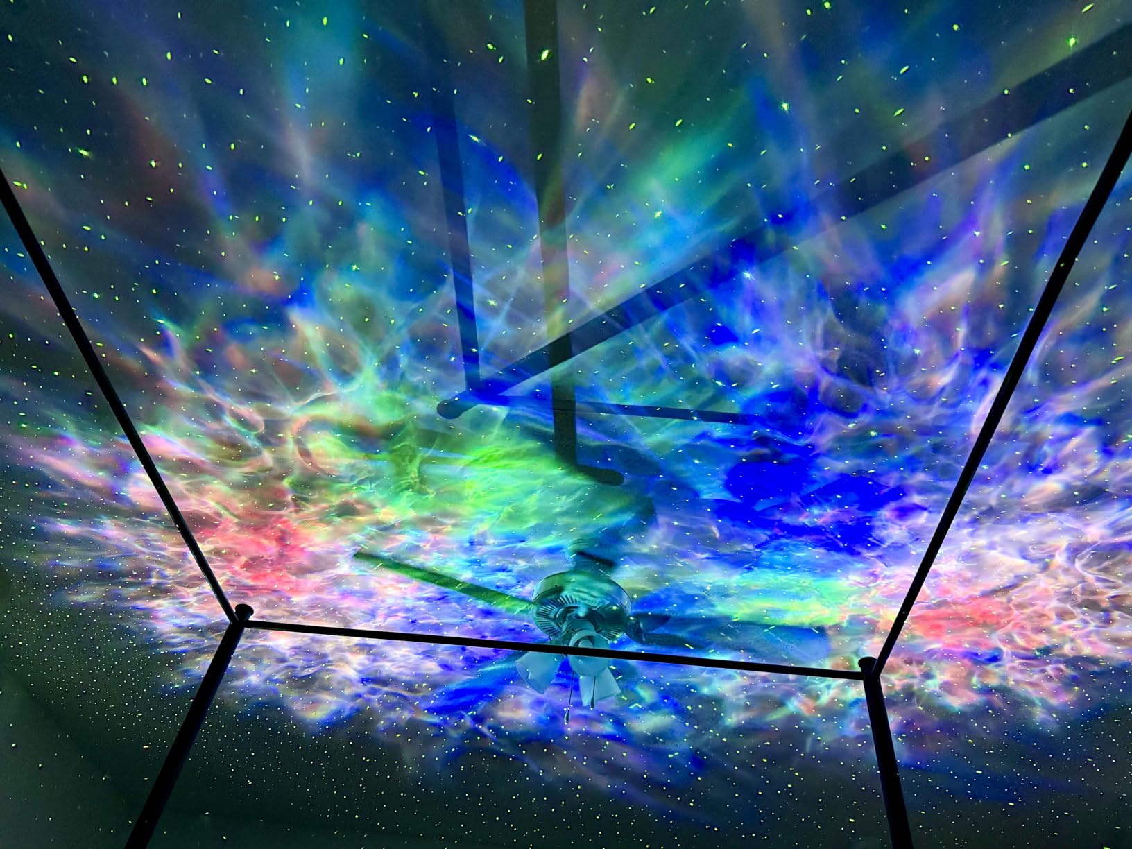 Northern Lights Projector Galaxy Projector with 300+ Light Effects Sound Machine, LED Star Projector Aurora Light, Remote Control, 15 White Noises Bluetooth Speaker Birthday Gifts for Kids Room Decor customer photo 1