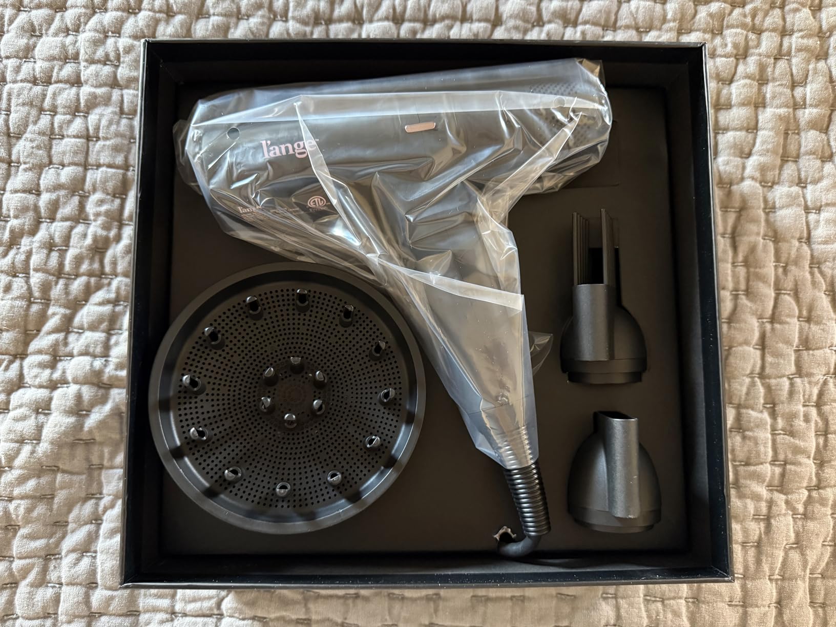 L'ANGE HAIR HauteAir Digital Professional Hair Dryer | LED Display for Precision Heat Control | Fast-Dry Brushless Motor customer photo 2