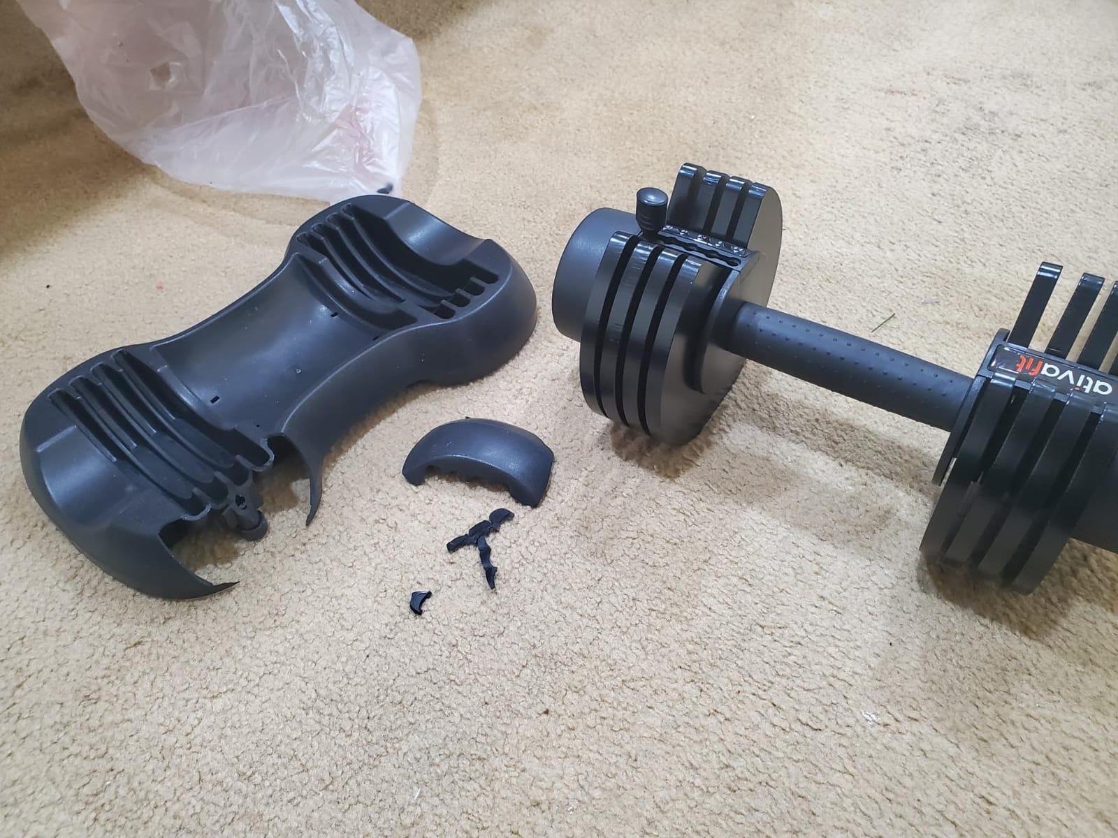 ATIVAFIT Adjustable Dumbbell Set of 2, 5-88LB Quick Dial Free Weights with Double Safety Lock, Anti-Slip Steel Handle & Storage Box customer photo 2