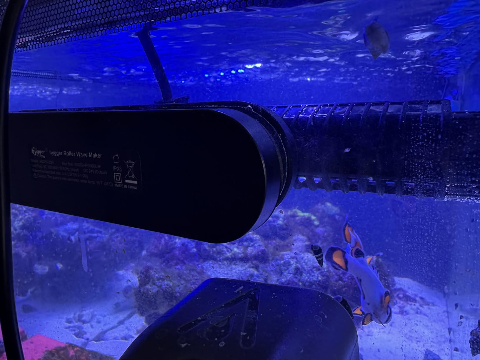 hygger Aquarium Crossflow Wave Maker, Adjustable Direction & Flow Gyre Wavemaker 5 Wave Modes & Tidal Mode Magnetic Powerhead Circulation Pump with Controller For Saltwater Coral Reef Tank 2000GPH customer photo 2