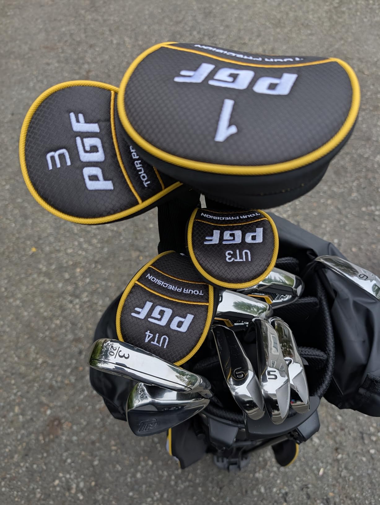PGF Golf Gold TP Complete Golf Club Package Set for Men & Women [17-Pieces] [Flex: Regular] customer photo 1
