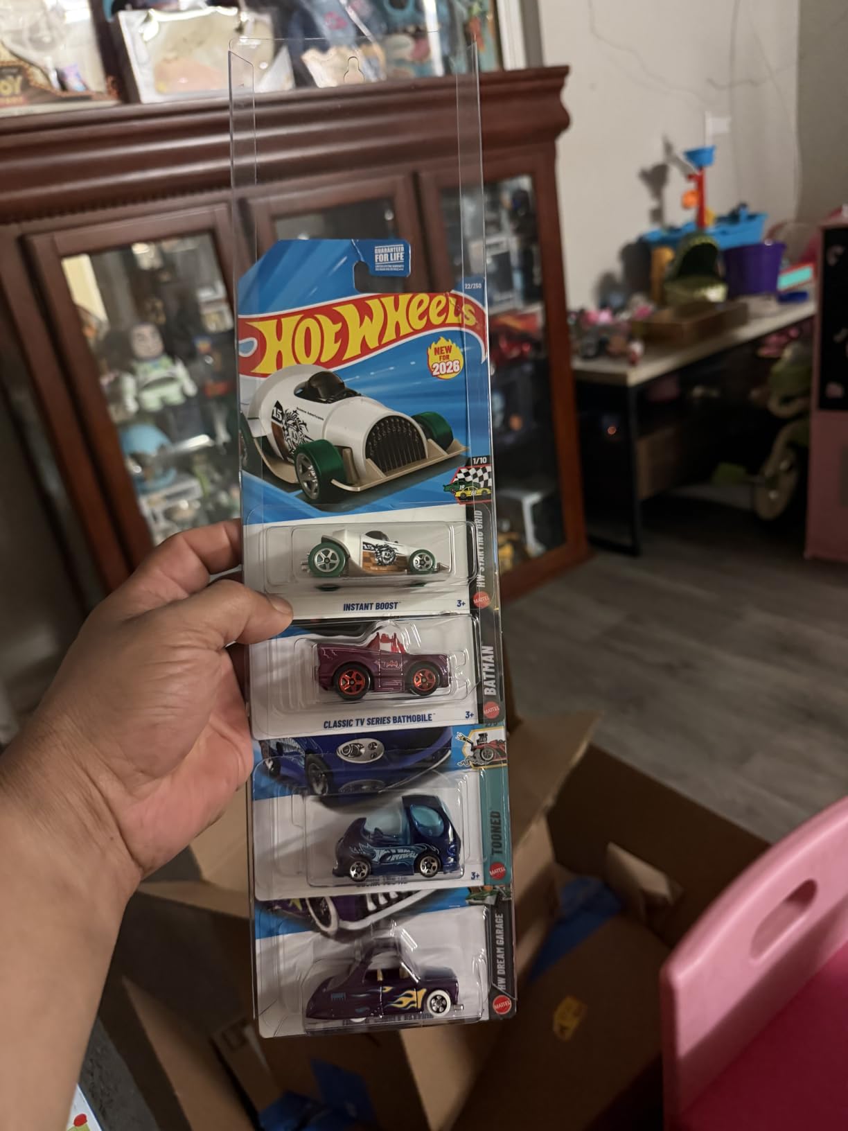 8 Pack Clear Display Case for Hot Wheels Storage, Model Cars Display Case Wall Mount, Plastic Wall Storage for 1:64 Scale Models Hot Wheels Display customer photo 2