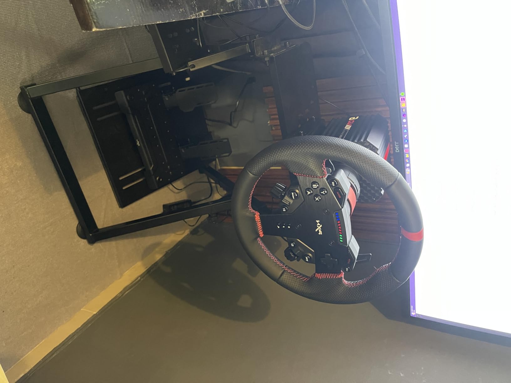 PXN VD6 Direct Drive Racing Wheel Bundle, 6Nm Force Feedback, for Windows customer photo 1