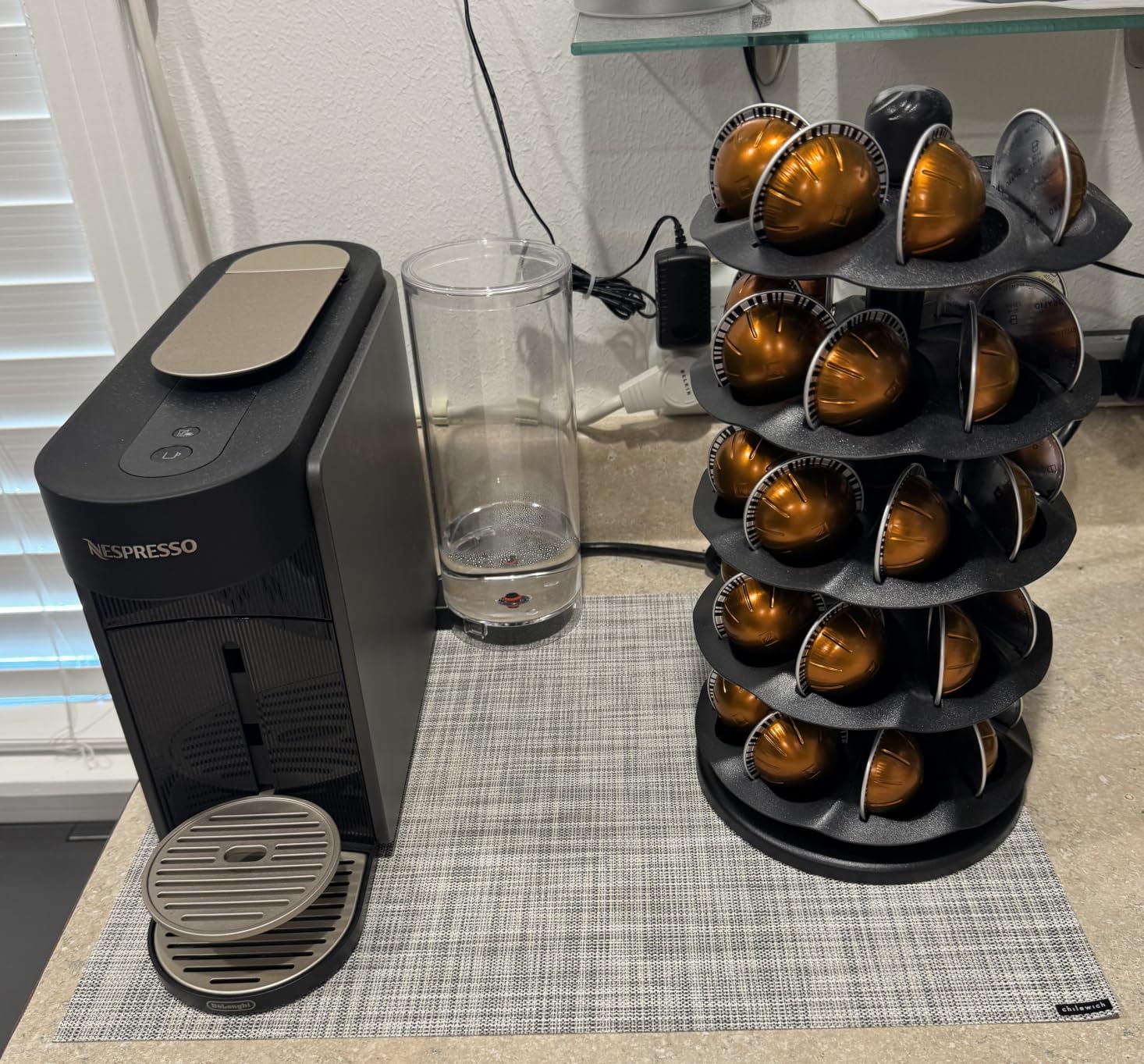 Vertuo Up Coffee & Espresso Maker by De'Longhi, Grey customer photo 2