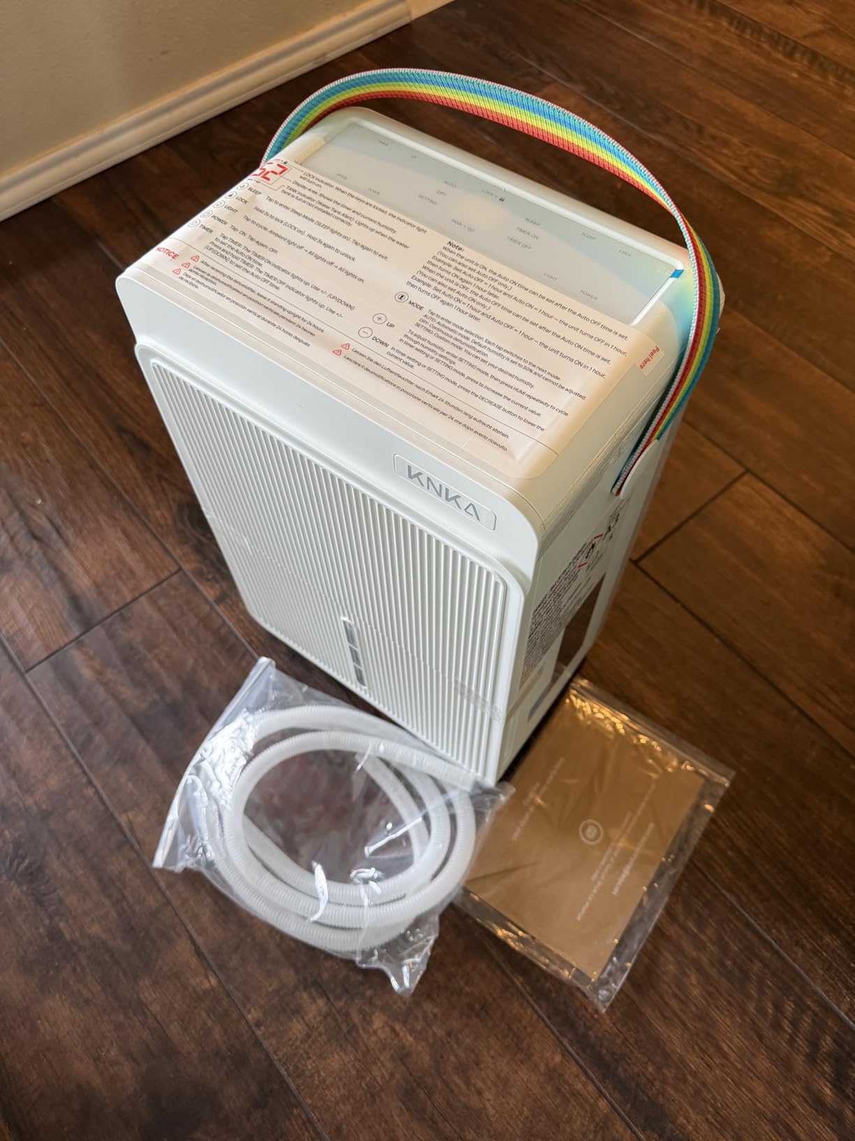KNKA Energy Star 4500 Sq.Ft Dehumidifier, Max 80 Pint/Day Dehumidifier with Drain Hose, Dehumidifier for Basement, Bedroom, Bathroom, Large Room, Smart Humidity Control, Dual Timer, Sleep Mode customer photo 1