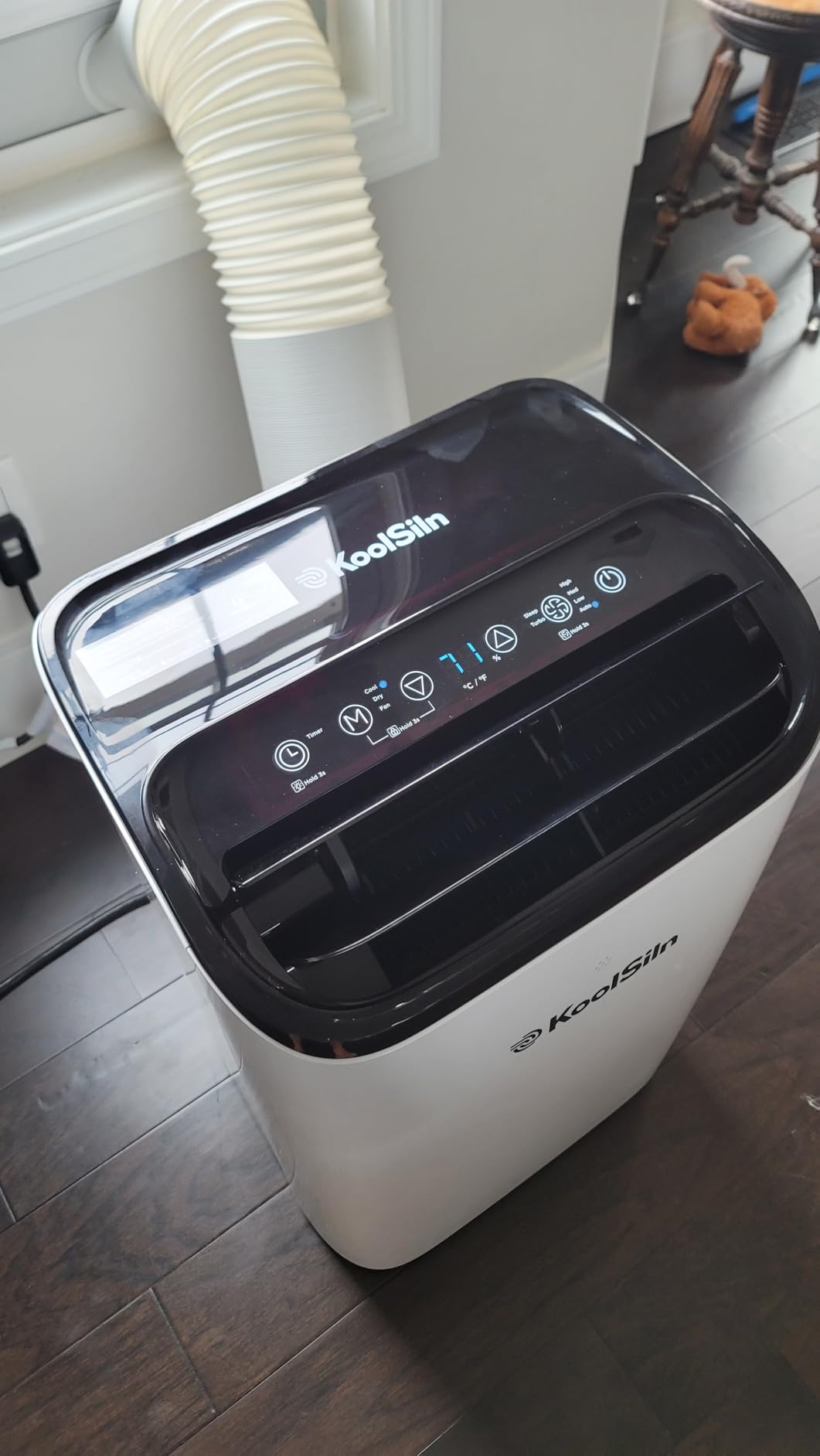 14,000 BTU Portable Air Conditioner with WiFi and Remote Control, Auto-Evaporation, Low-Noise Operation and Coverage up to 700 Sq. Ft. customer photo 1