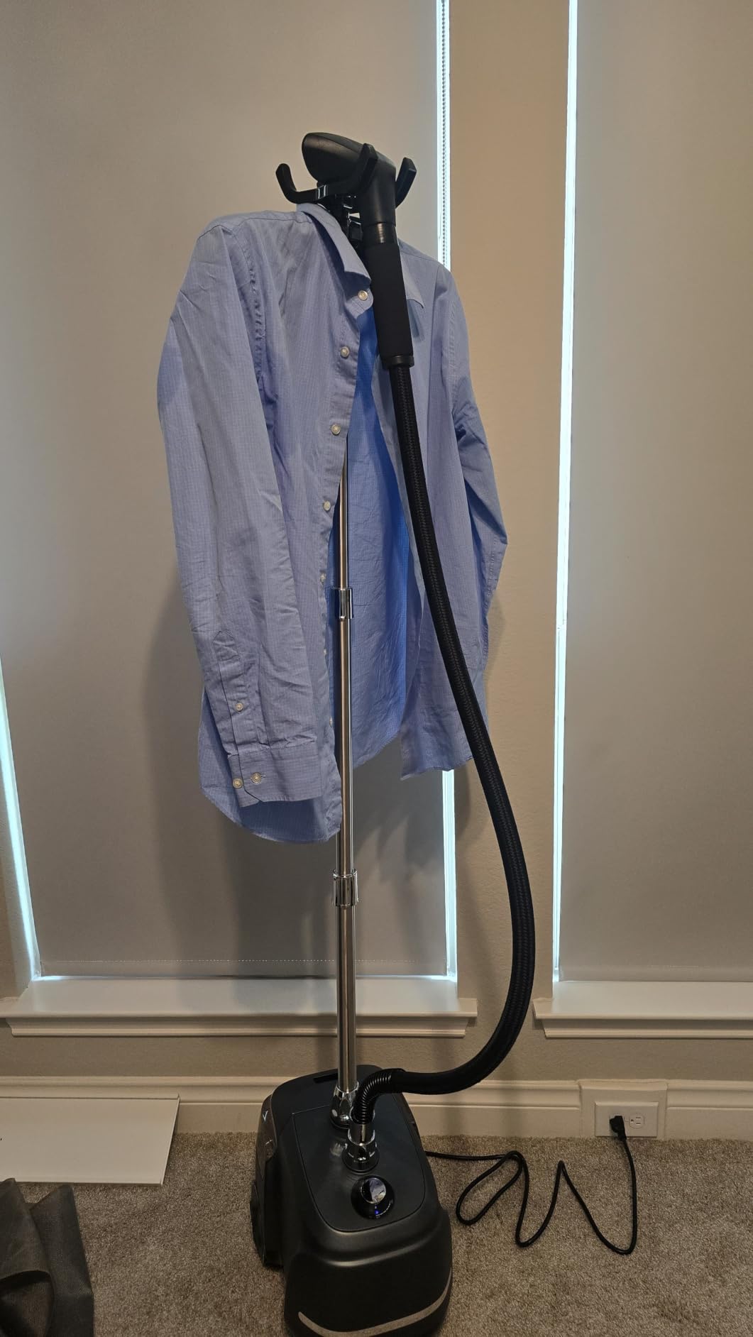 High-Copper Brass Heater Commercial & Home Use Standing Garment Steamer | 1500W, Heavy-Duty Professional, 30-Second Instant Heat-Up, Powerful Steam, 4L Water Tanks, Full-size, Metal frame swivel wheels customer photo 1