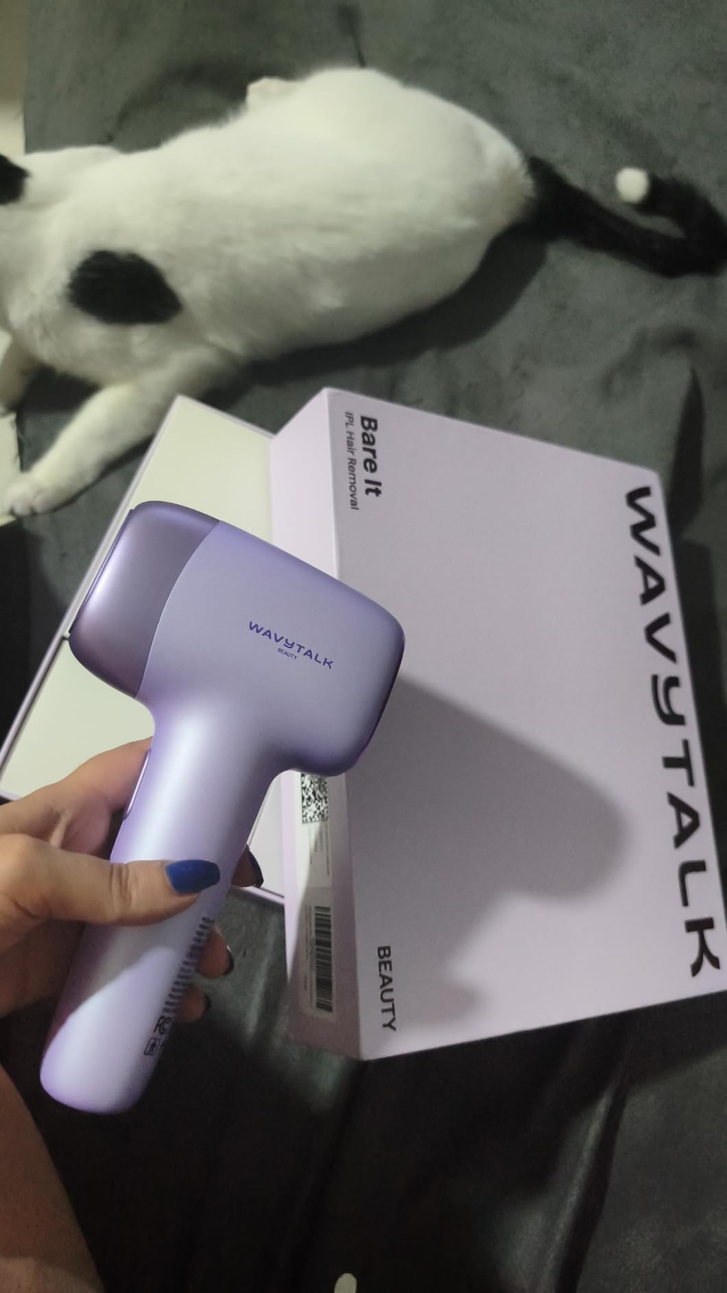Wavytalk IPL Hair Removal Device, Bare It with Precision Roller for Face Body Bikini - Long-Lasting & Painless, 24J Dual-Pulse & Ice Cooling, At-Home Use for Women and Men, Corded customer photo 2