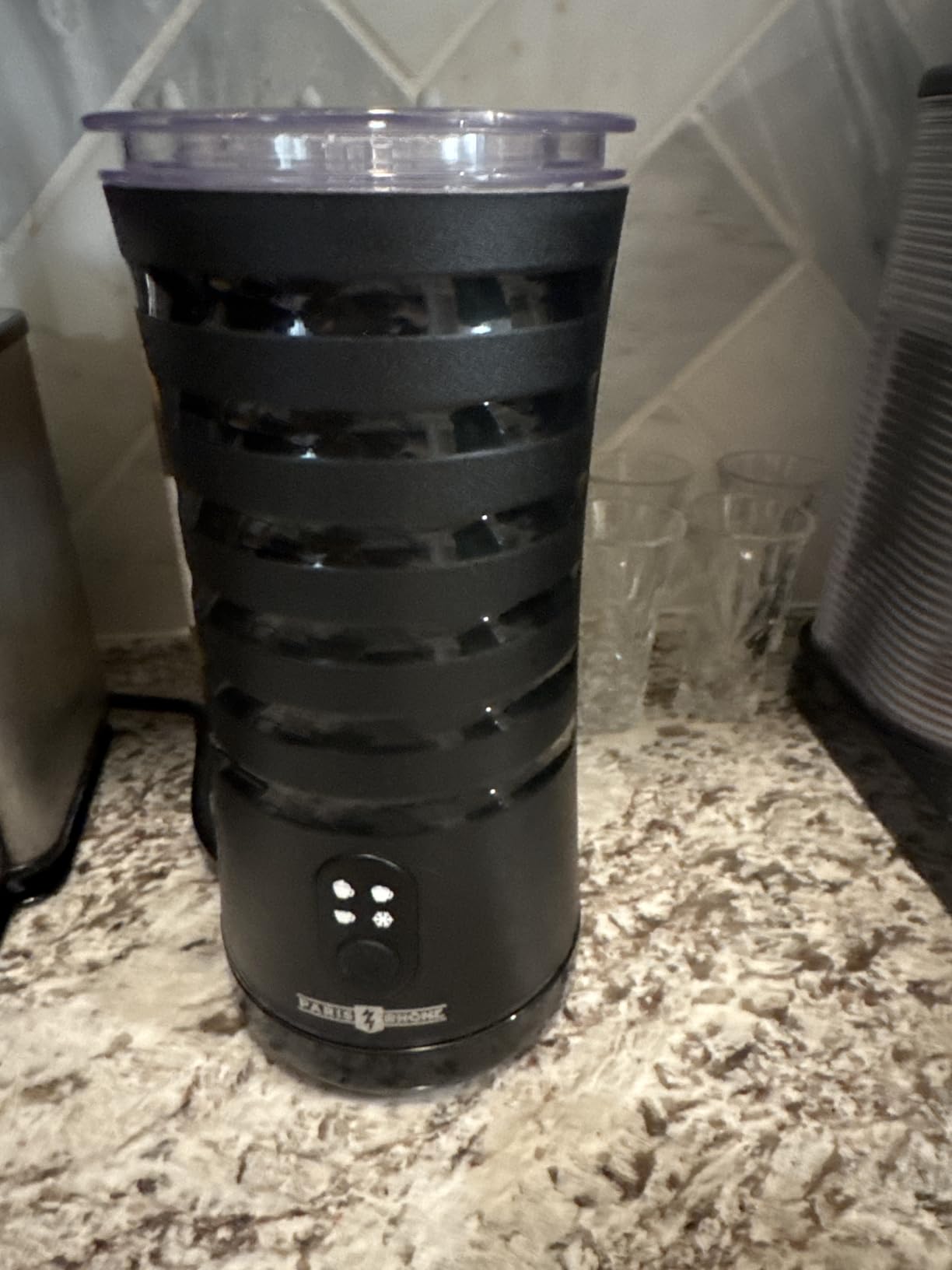 Electric Milk Frother, Paris Rhône 4-in-1 Milk Steamer and Frother, Hot & Cold Foam Milk Warmer with Temperature Control, Auto Shut-Off Frothers for Coffee, Latte, Macchiato, Cappuccino customer photo 2