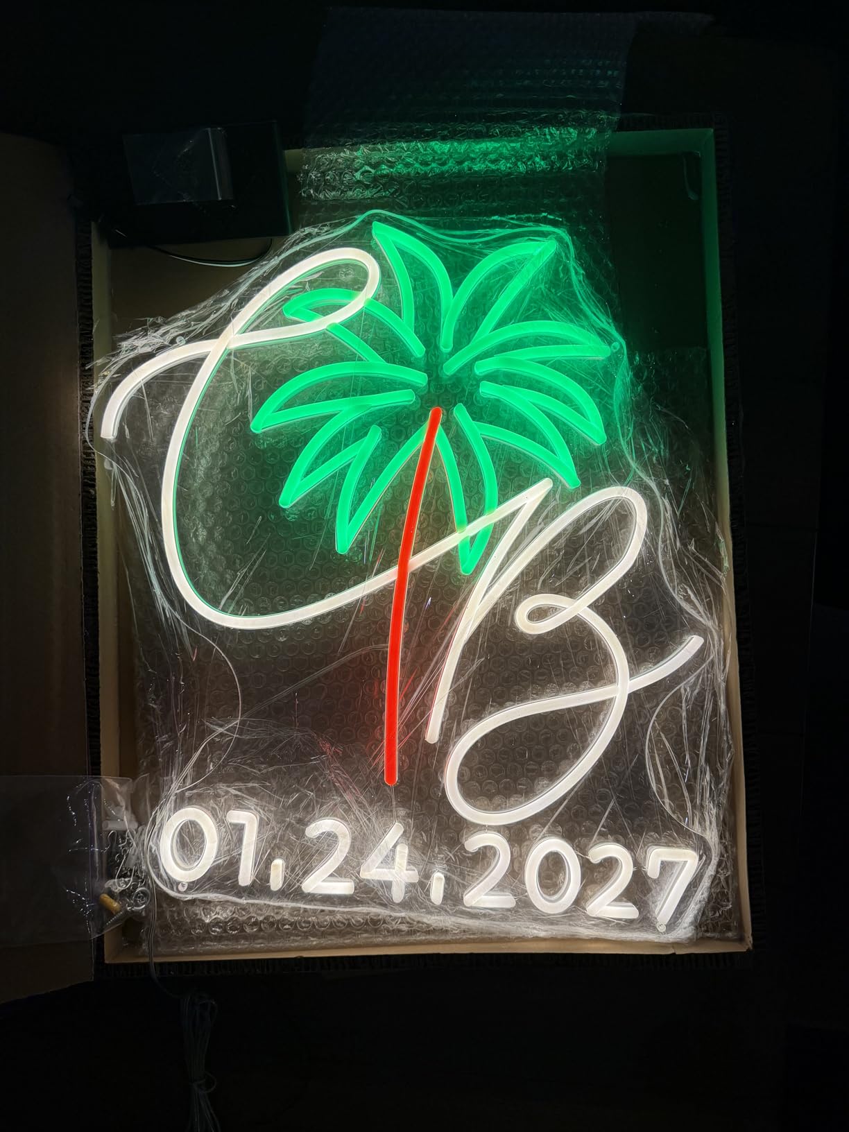 OPBYWE Custom Business Logo Neon Signs,UV Printed Neon Light for Wall Decor | Personalized LED Light Sign with Image Upload for Storefront, Office, Salon & Bar Decor, Commercial Signage Wall Art customer photo 2